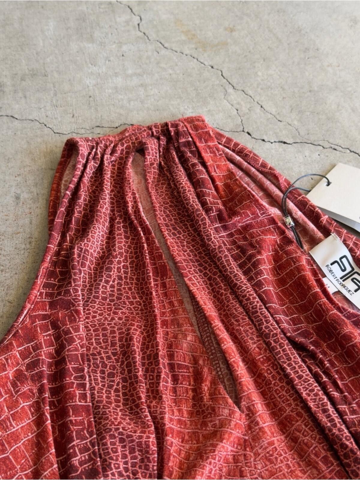 Other Robert Rodriguez / Kit One-Shoulder Top / Red Croc Size M / US 6-8 / IT 42-44 - 8 Thumbnail