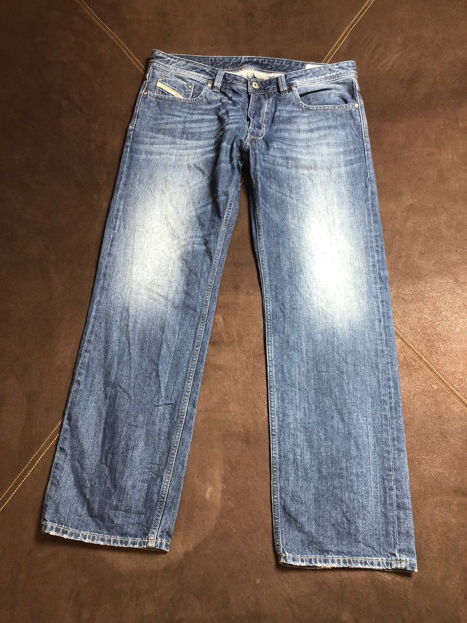 Diesel Diesel Larkee Regular Straight Button Fly Short Jeans Mens Size US 36 / EU 52 - 1 Thumbnail