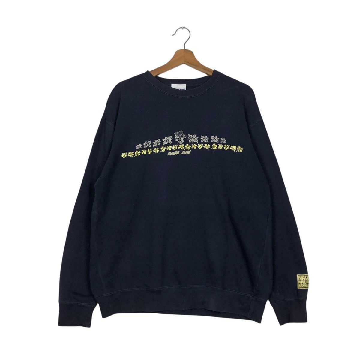 Vintage 🔥VINTAGE SWEATSHIRT HAWAII NALU NUI BIG WAVE RARE DESIGN Size US L / EU 52-54 / 3 - 3 Thumbnail