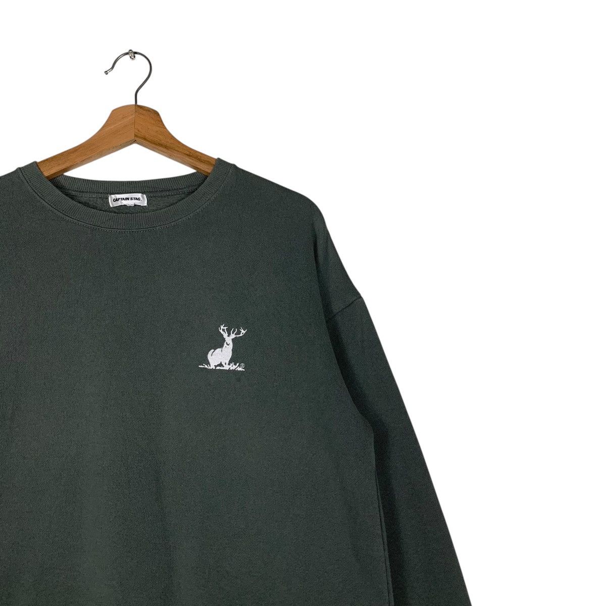 Japanese Brand CAPTAIN STAG Graphics Printed Youth Sweatshirt #1496-C67 Size US S / EU 44-46 / 1 - 7 Thumbnail