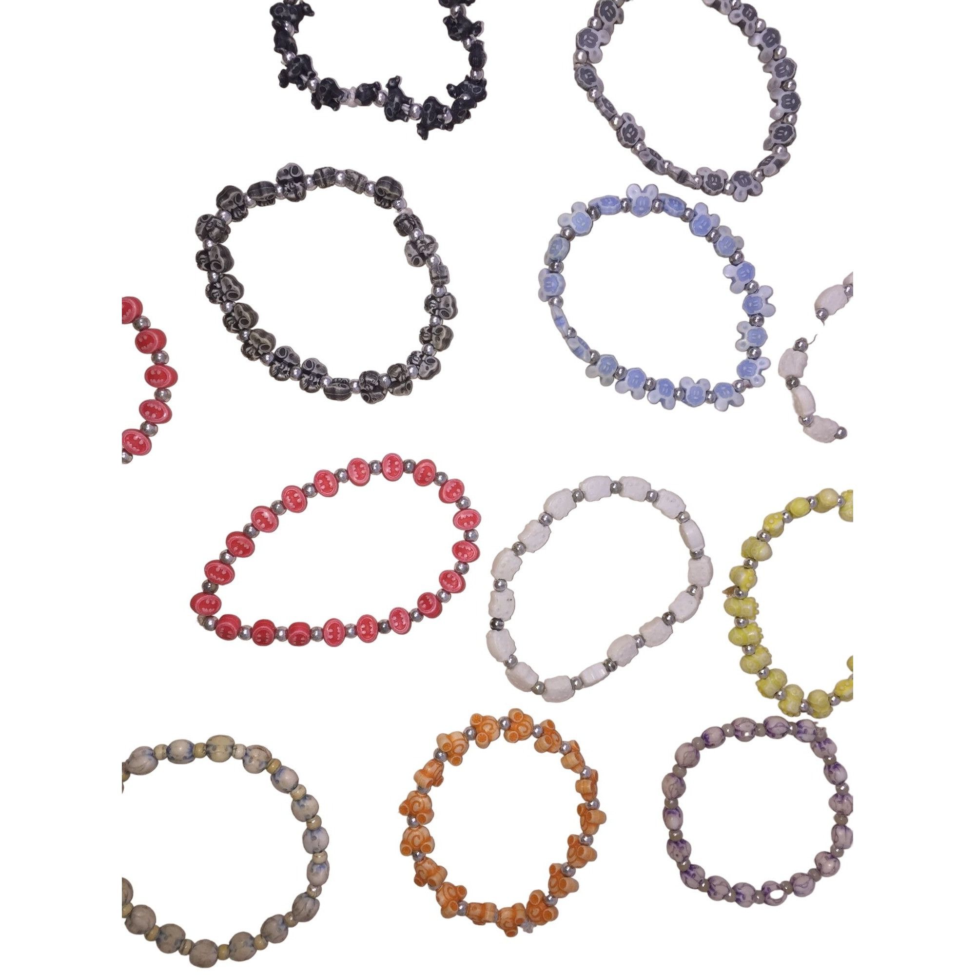 Other Womens/Girls Stretchy Bracelet Lot of 13- Mickey/Minnie Mous Size ONE SIZE - 3 Thumbnail