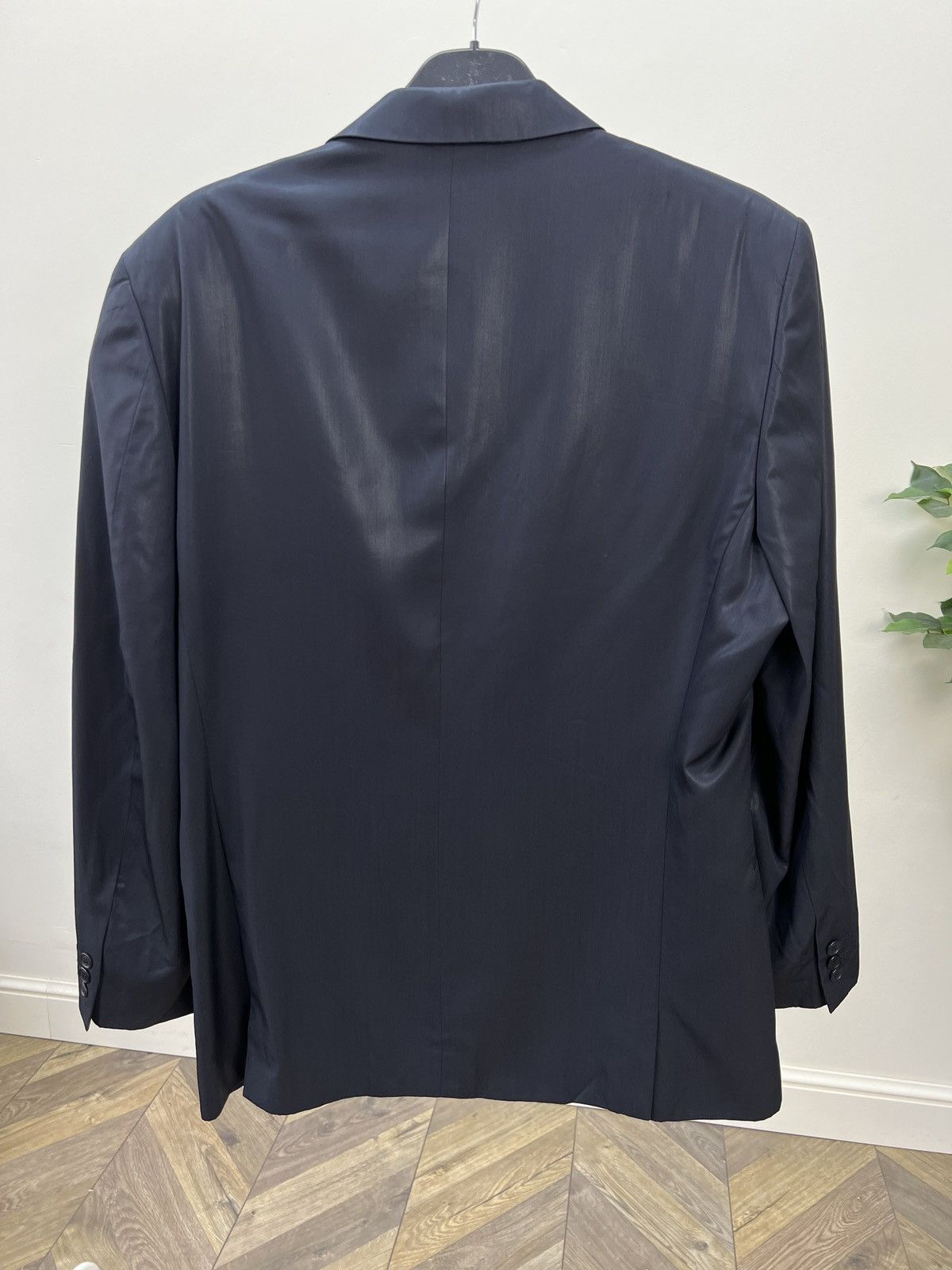 Versace Vintage Versace Classic V2 Navy Blazer Jacket Men’s 3-Button Size 52R - 12 Thumbnail