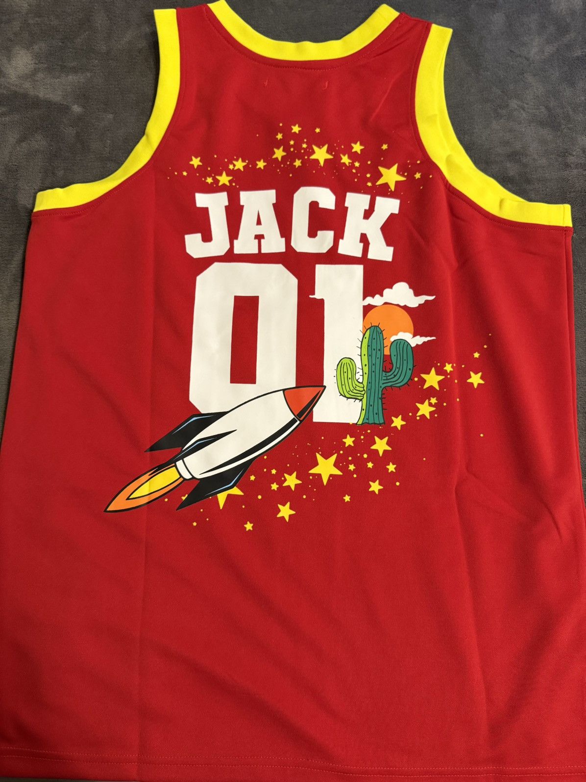 Other Headgear Classics Cactus Jack red Houston jersey Size M Size US M / EU 48-50 / 2 - 2 Thumbnail
