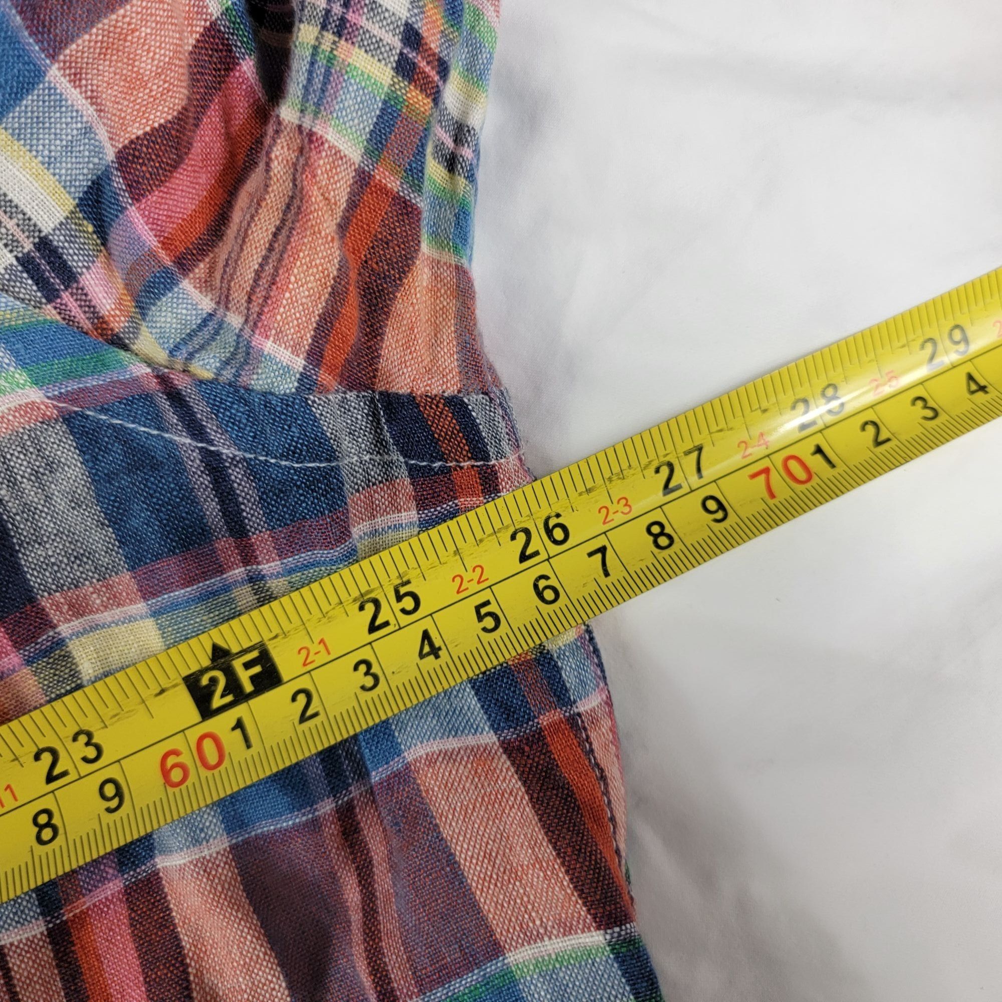 Lucky Brand Lucky Brand Irish Linen By Baird McNutt Mens 2XL Red Blue Pl Size US XXL / EU 58 / 5 - 7 Thumbnail
