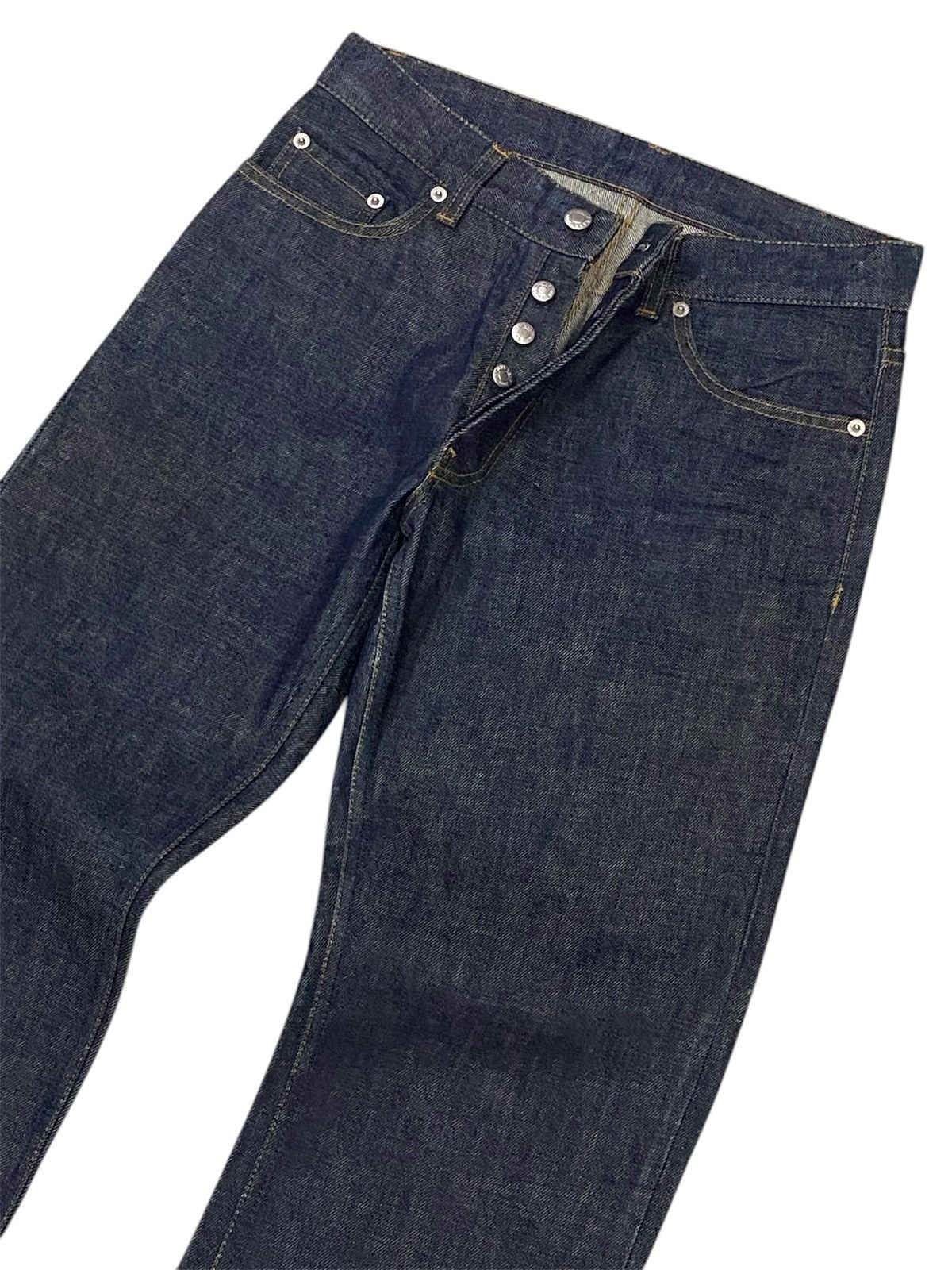 Helmut Lang Helmut Lang 1999 Classic Cut Raw Denim Pants Size US 29 - 3 Thumbnail