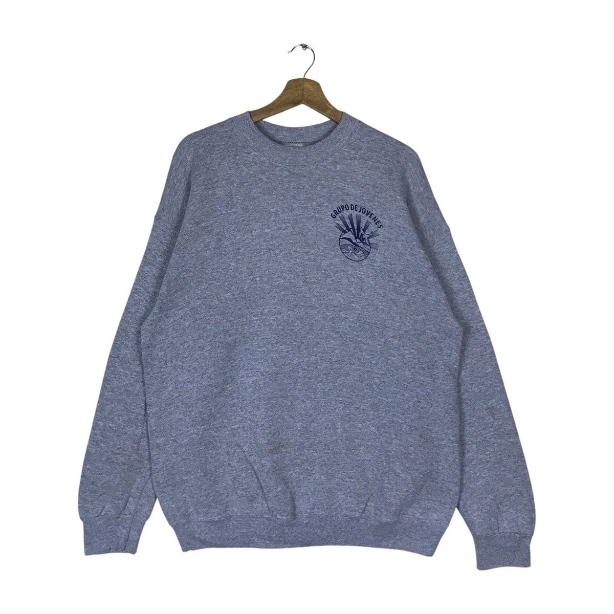 Fruit Of The Loom Vintage Fruit Of The Loom Pullover Jumper Sweatshirt Size US L / EU 52-54 / 3 - 2 Thumbnail