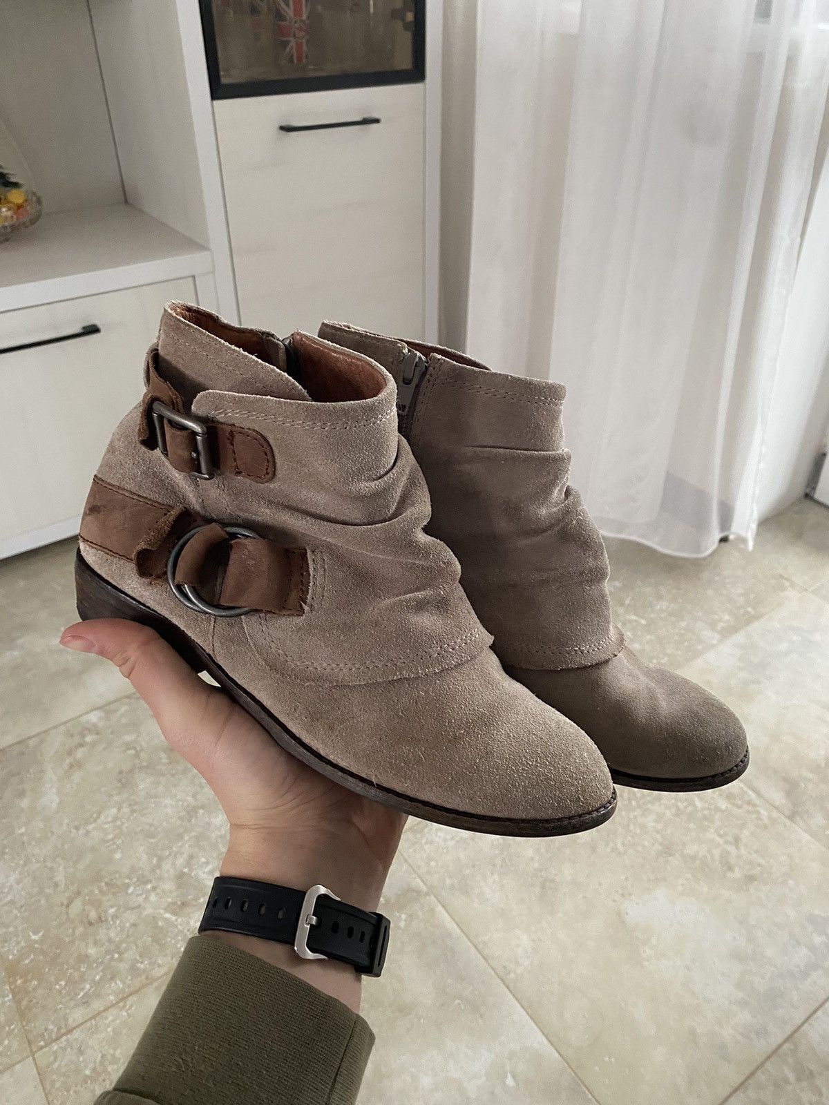 If Six Was Nine Vintage AS 98 Guidi Style High Japanece Biker Boots Japanese Size US 6 / EU 39 - 1 Thumbnail