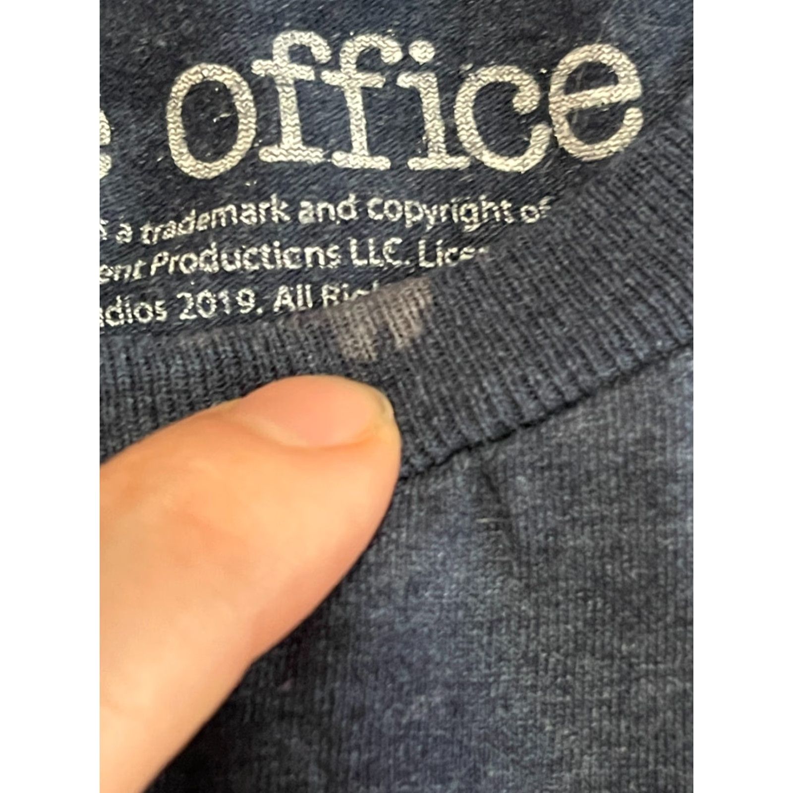 Vintage The Office Shirt Men's Size Medium T-Shirt Short Sleeve Round Neck Blue Graphic Print The Office Assistant (To The) Regional Manager Mens Size US M / EU 48-50 / 2 - 7 Thumbnail