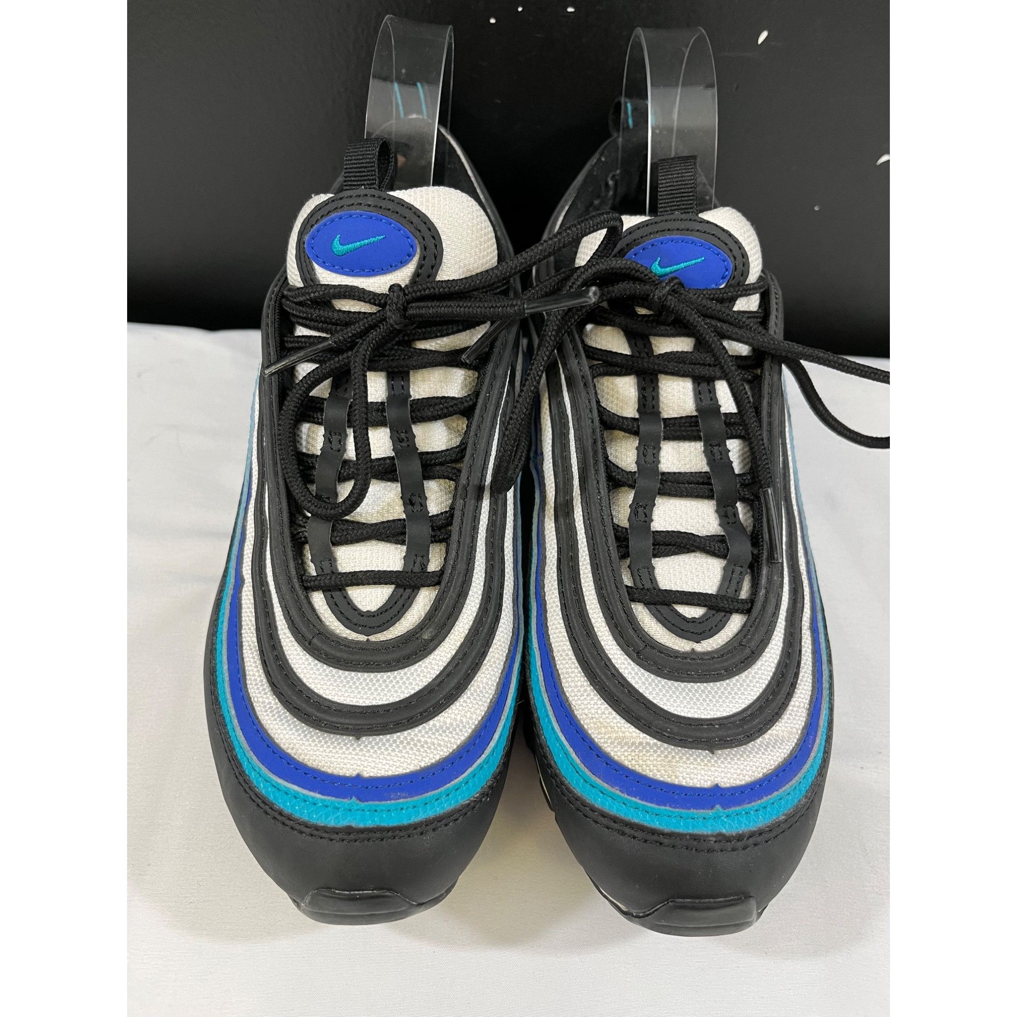 Nike Nike Air Max 97 GS Big Boys Black Sneakers Size 7Y SKU 6732 Size US 7 / EU 40 - 2 Thumbnail
