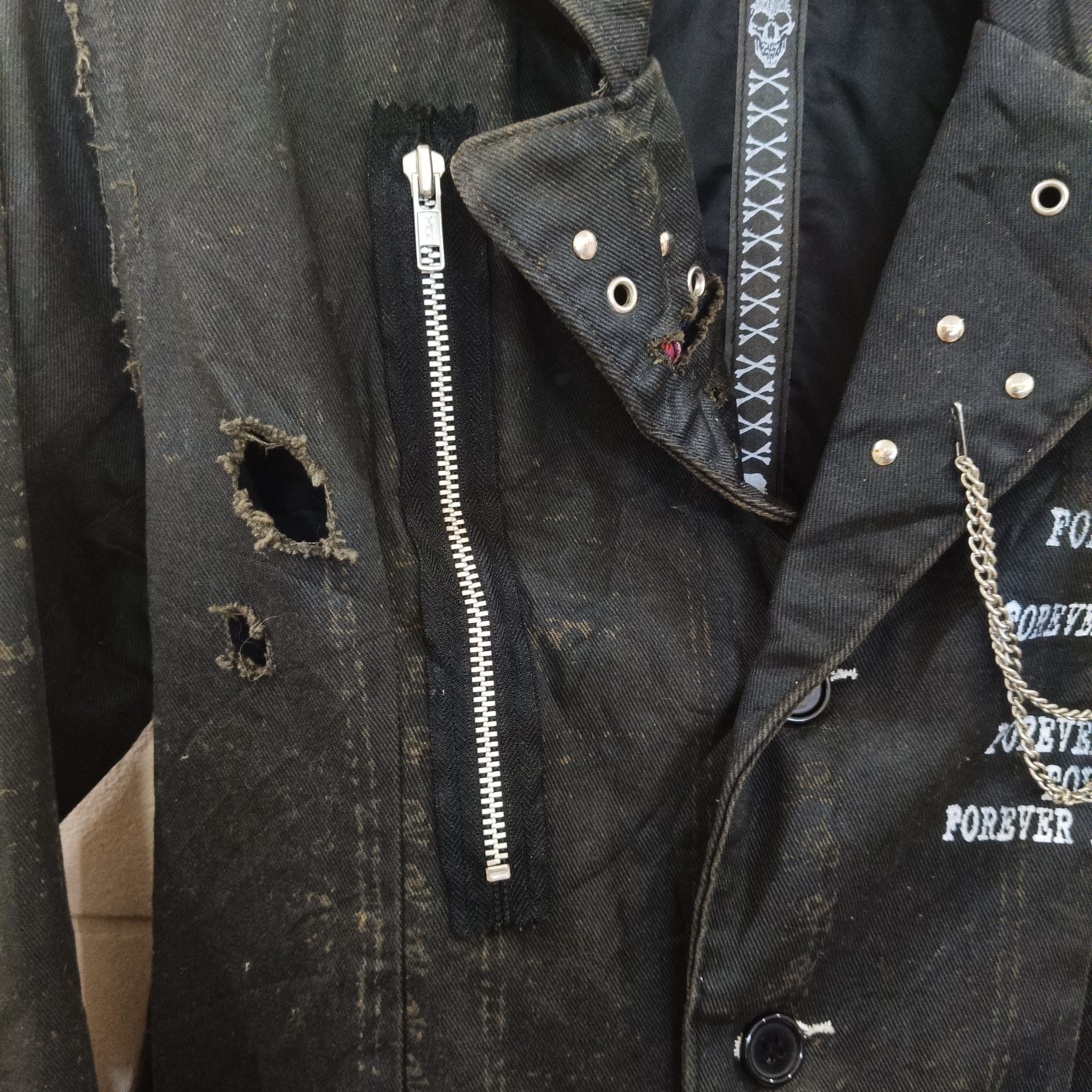 Japanese Brand H. ANARCHYISM for PLUS Punk Jacket Size US S / EU 44-46 / 1 - 7 Thumbnail