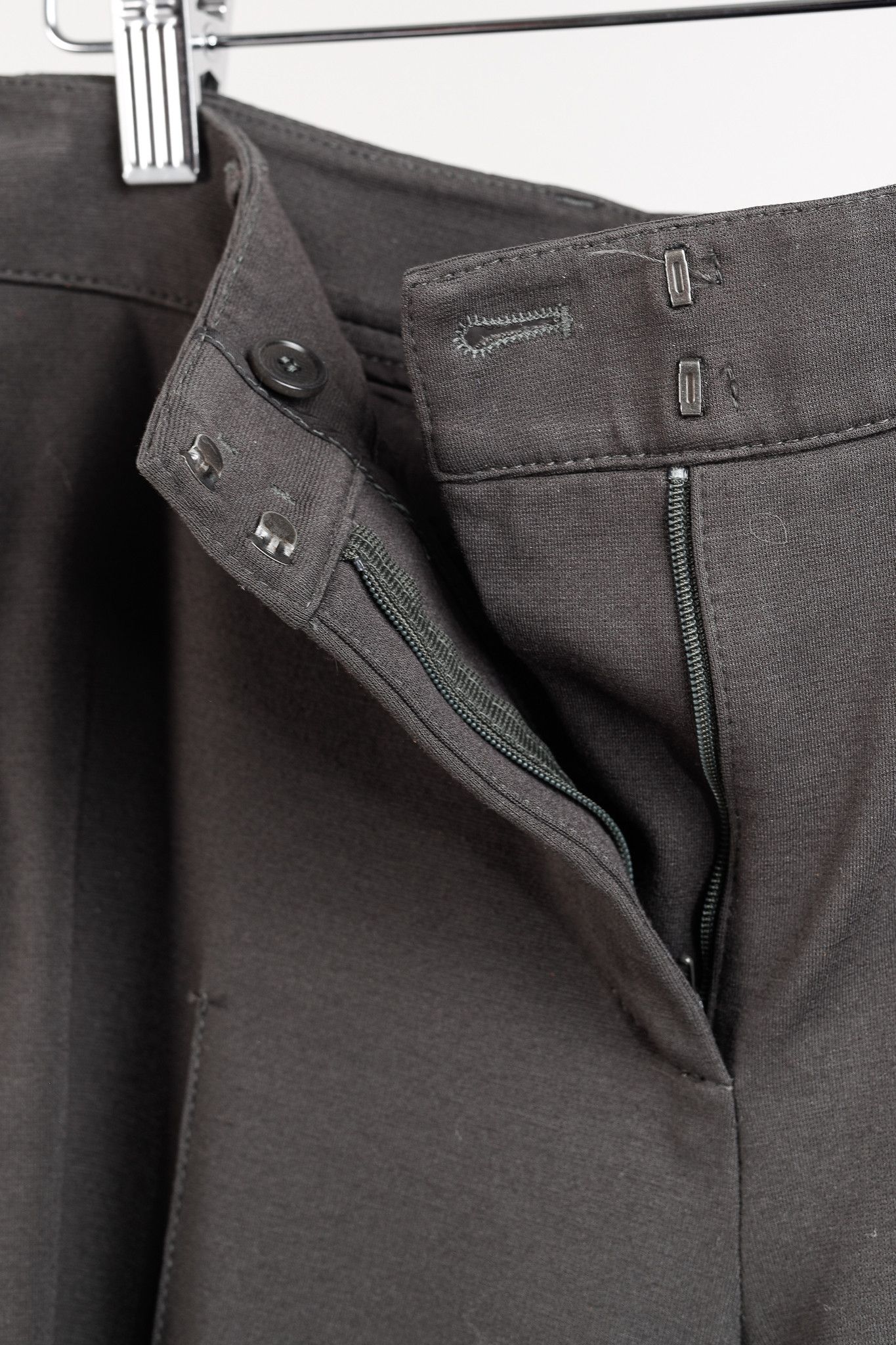 Akris Akris Punto Grey Stretch Ponte Trousers Size 32" / US 10 / IT 46 - 9 Thumbnail