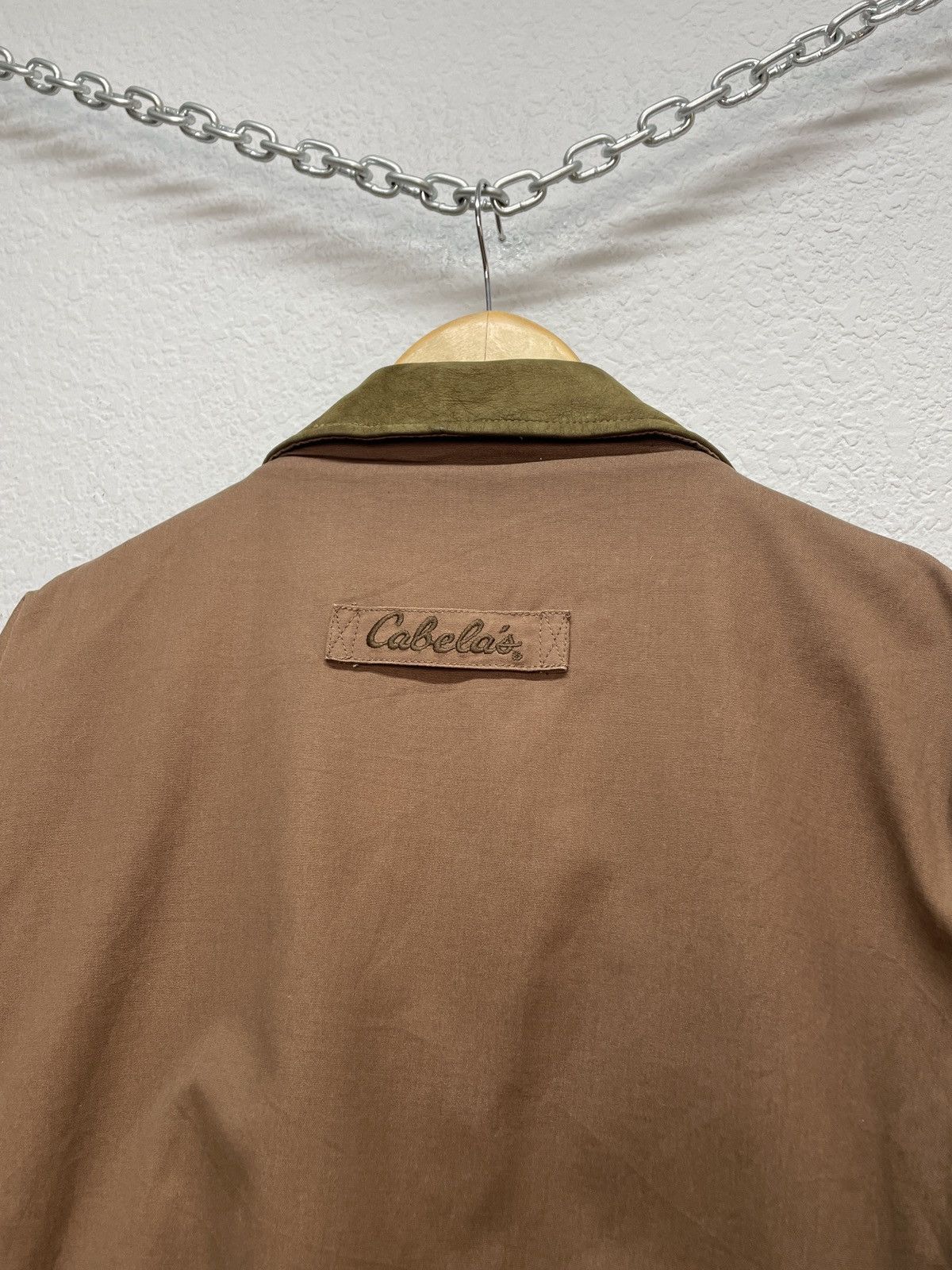 Schott Vintage y2k Avirex Vibe Cabelas Brown Nylon Leather Jacket Size US XL / EU 56 / 4 - 8 Thumbnail