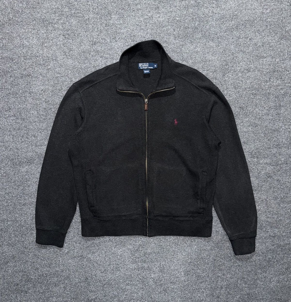 Polo Ralph Lauren Polo Ralph Lauren Charcoal Zip Up Jacket M Size US M / EU 48-50 / 2 - 1 Thumbnail