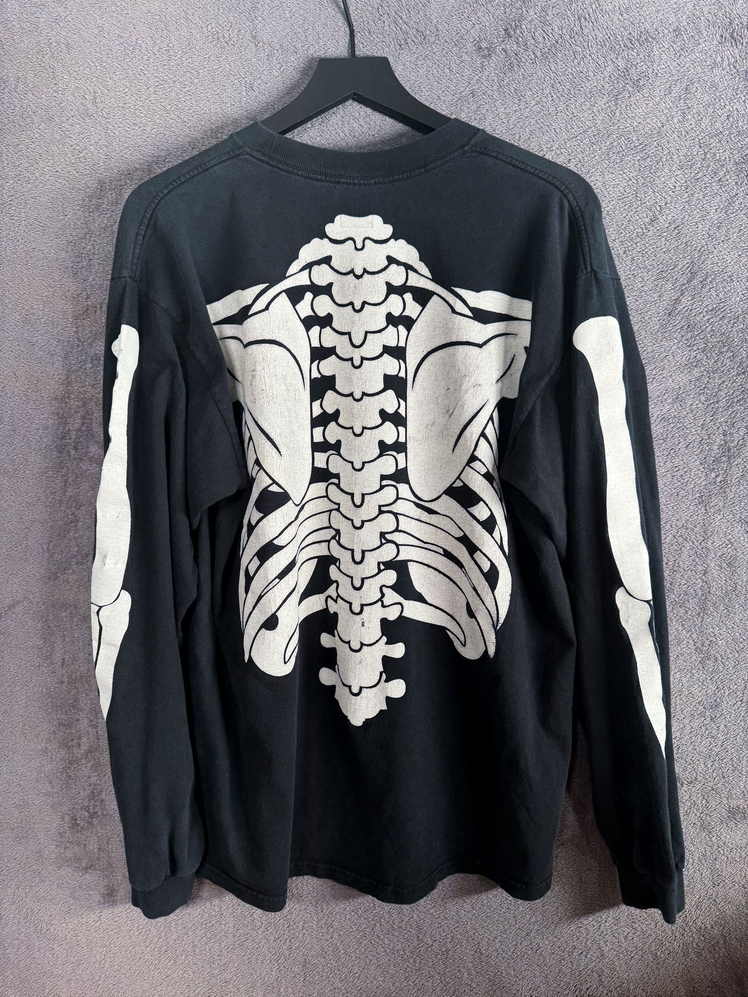Misfits Vintage Misfits Long Sleeve Shirt Skeleton Glow In The