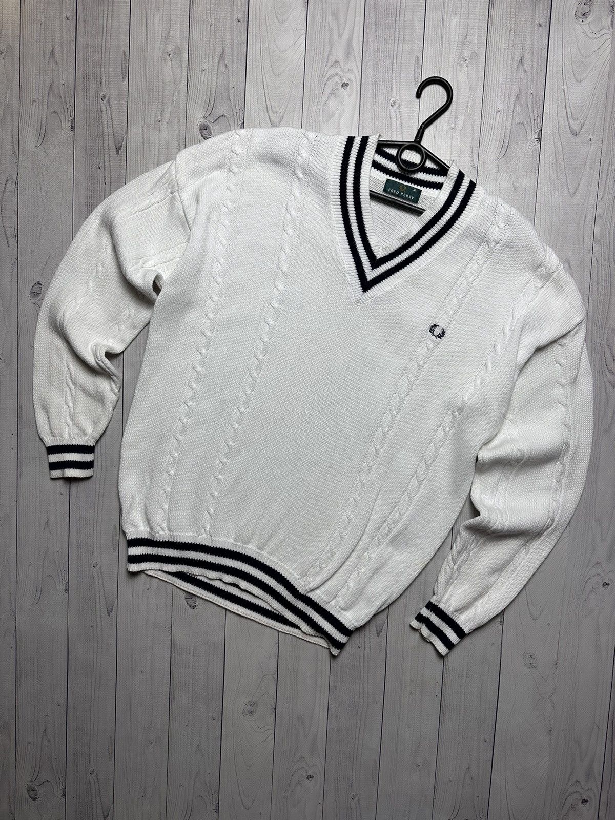 Fred Perry × Vintage Vintage Fred Perry sweater golf rare size M logo Size US M / EU 48-50 / 2 - 1 Thumbnail