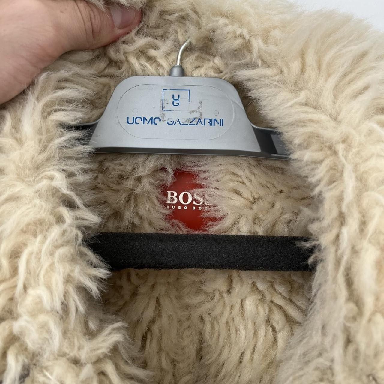 Hugo Boss Hugo Boss Brown Faux Shearling Coat Vintage Aviator Style Size US M / EU 48-50 / 2 - 4 Thumbnail