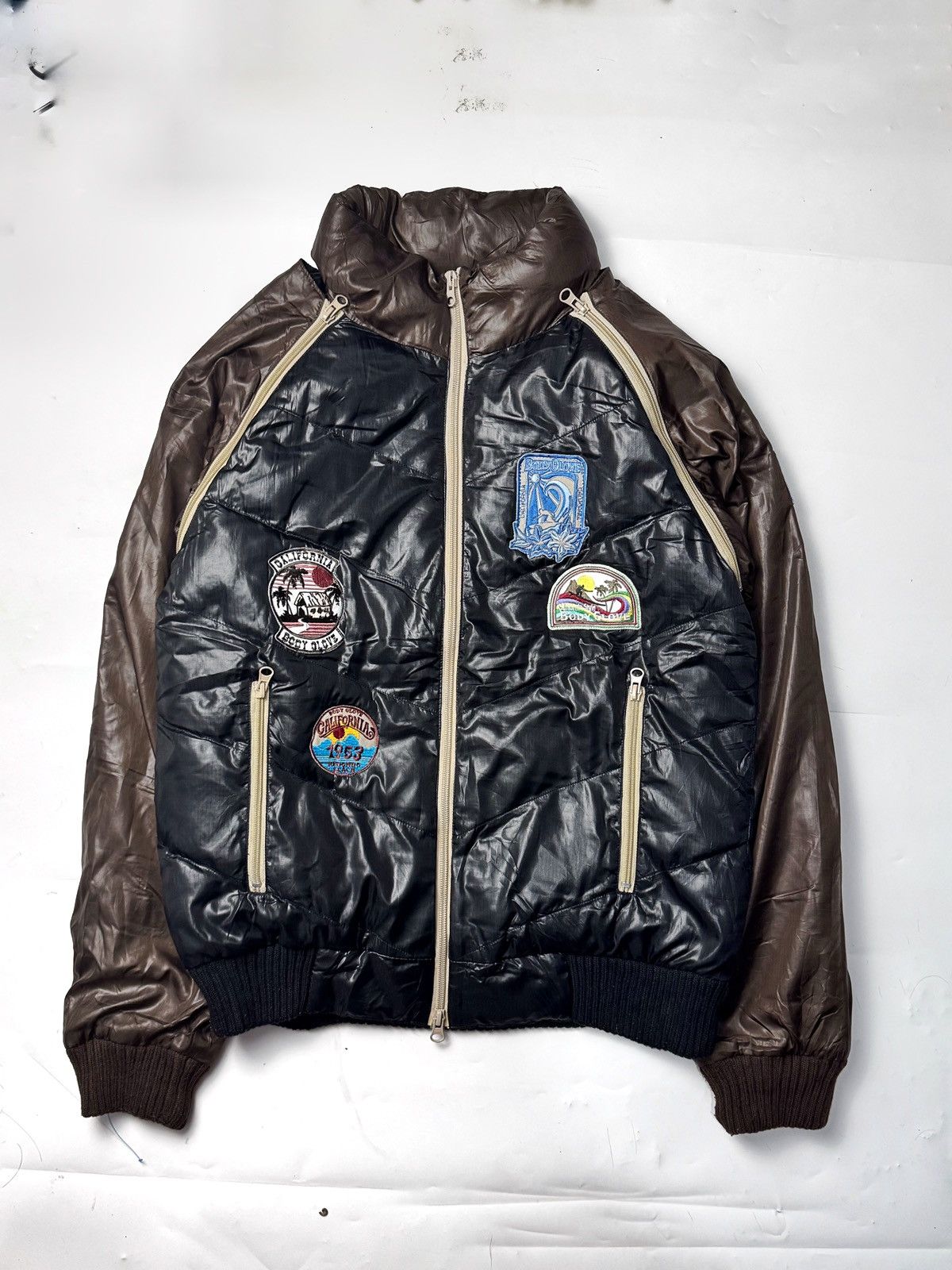 Archived Puffer Jacket Body Glove 2000s Styled