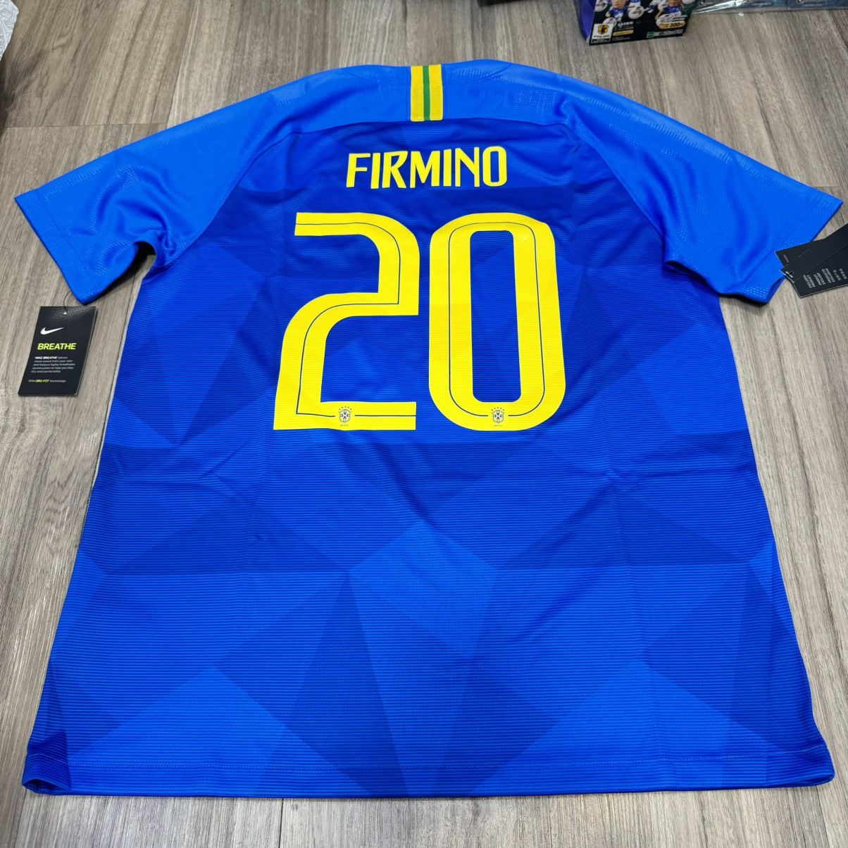 Nike Brazil World Cup 2018 away shirt #20 Firmino Size US L / EU 52-54 / 3 - 2 Thumbnail