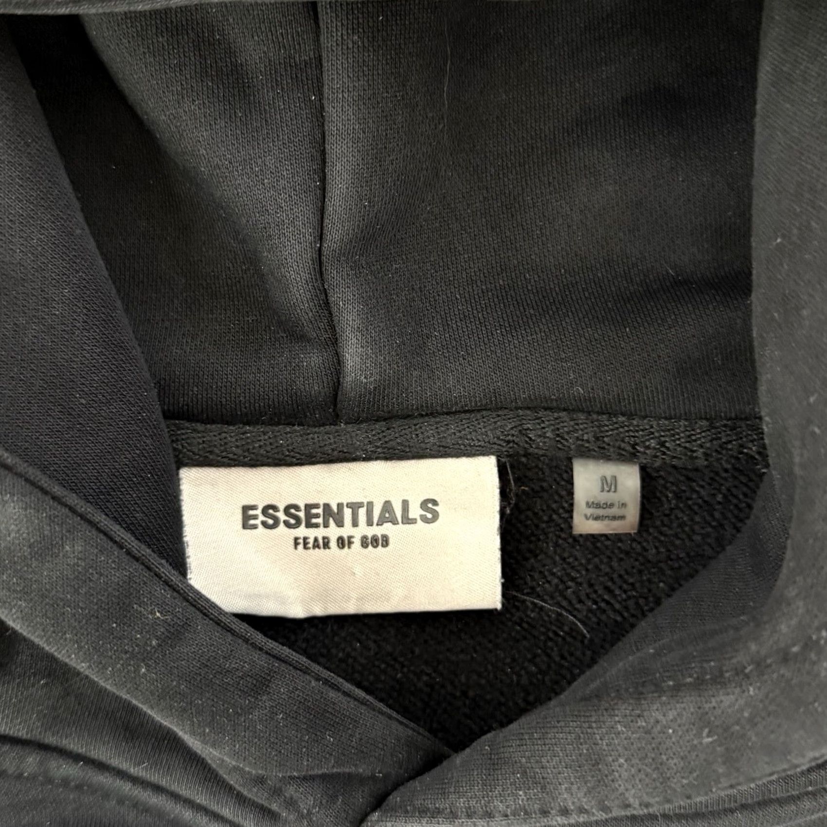 Fear of God VINTAGE? No — Fear of God Essentials Sweatshirt Mens M Black Pullover Hoodie Streetwear Size US M / EU 48-50 / 2 - 5 Thumbnail