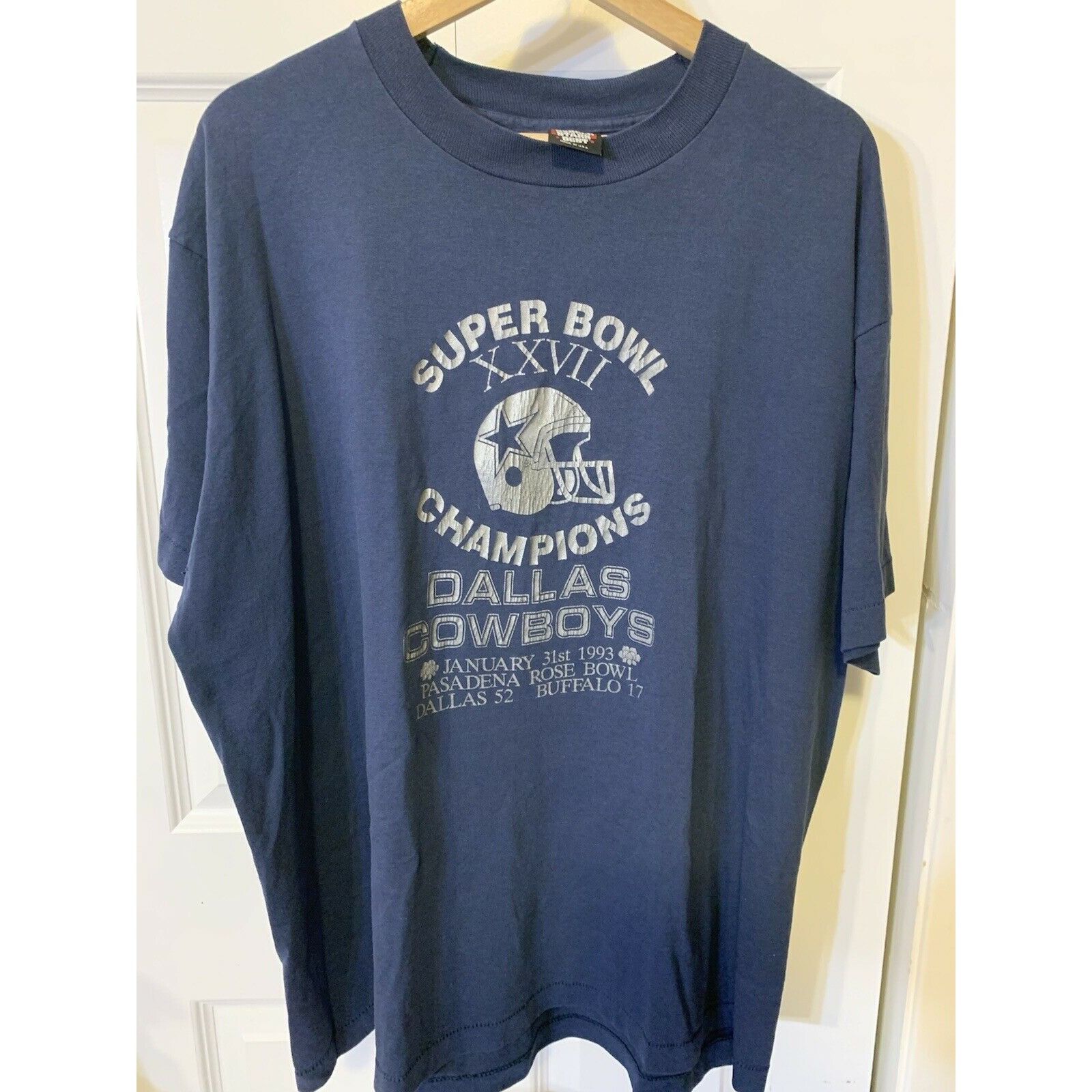 Other Vintage Super Bowl 1993 Dallas Cowboys T Shirt Screen Stars Size US XXL / EU 58 / 5 - 4 Thumbnail
