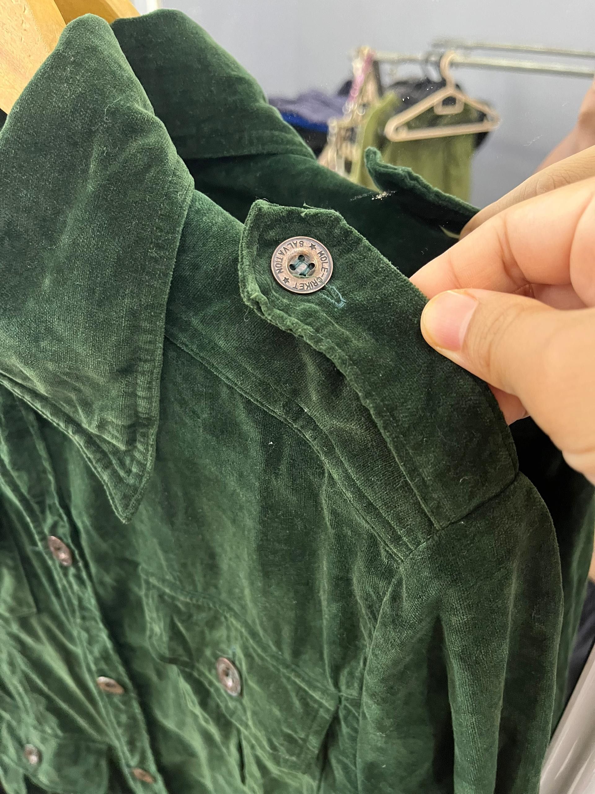 Vintage Archive BIS-WAN Emerald Velvet Western Jacket Size S / US 4 / IT 40 - 6 Thumbnail