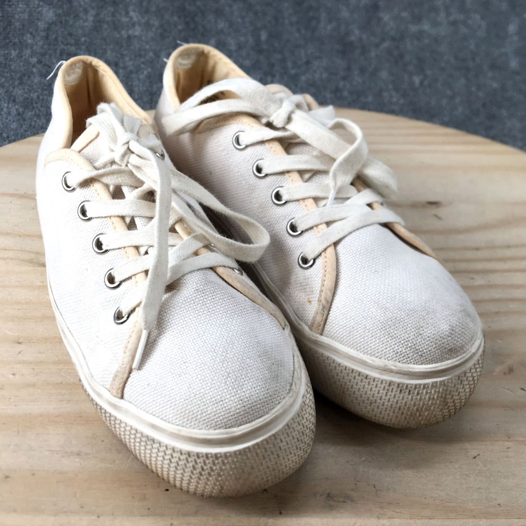 Steve Madden Steve Madden Shoes Womens 8.5 M Elore Casual Sneakers White Low Top Lace Up Size M / US 6-8 / IT 42-44 - 3 Thumbnail