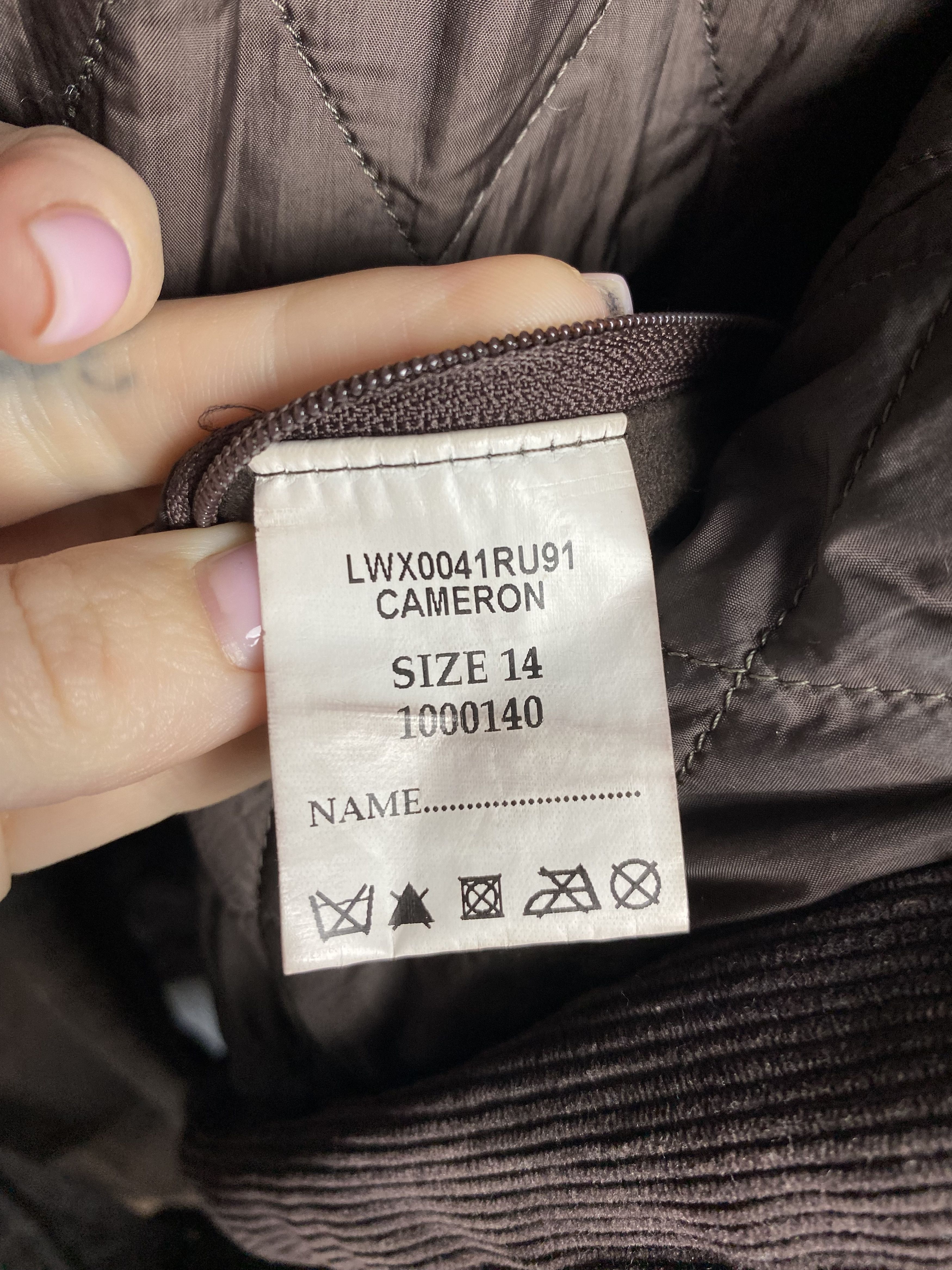 Barbour Barbour Vintage Womens Cameron Wax Jacket Size L / US 10 / IT 46 - 11 Thumbnail