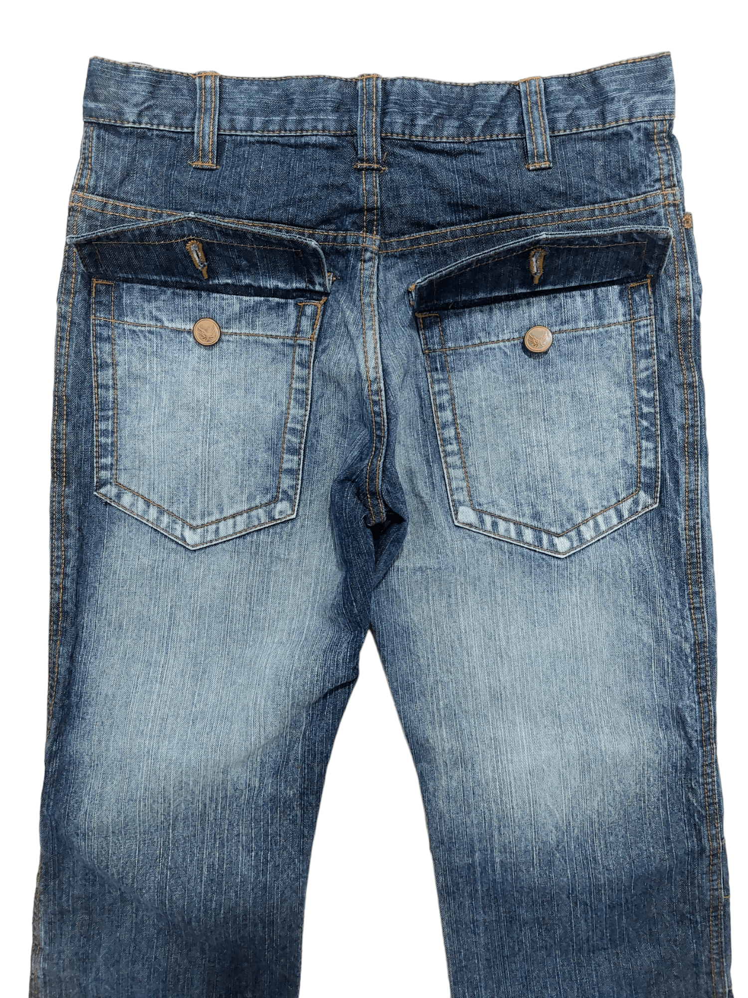 Vintage 💥Clockhouse Biker Denim Size US 32 / EU 48 - 11 Thumbnail