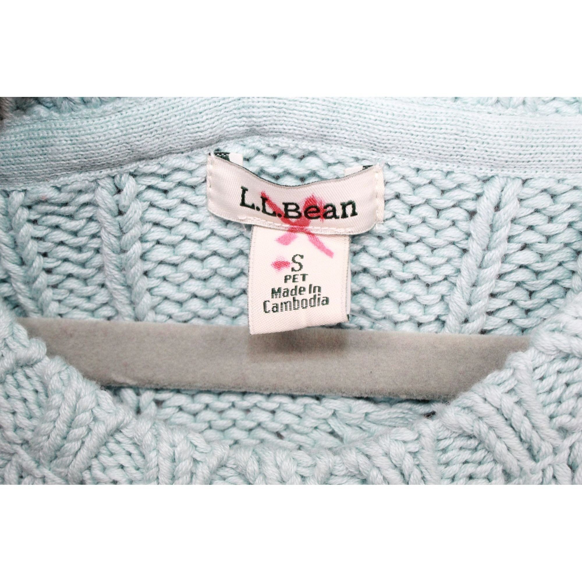 L.L. Bean LL Bean Women's Double L Cable Sweater Crewneck Size S / US 4 / IT 40 - 7 Thumbnail