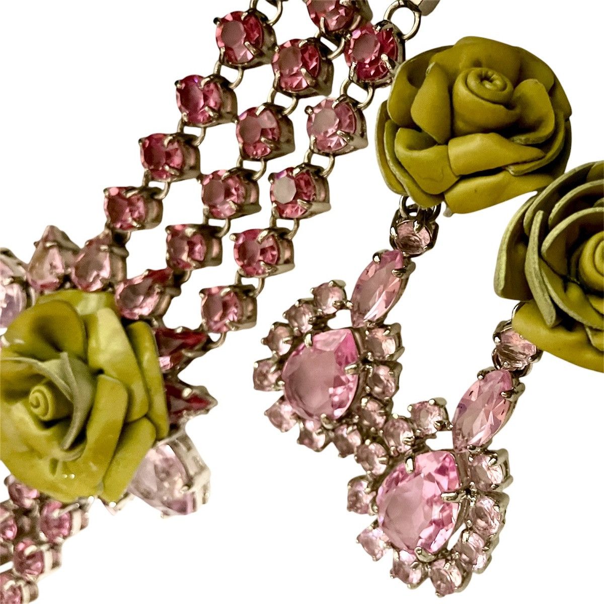 Prada Prada Rose Bracelet and Earrings Set Size ONE SIZE - 8 Thumbnail