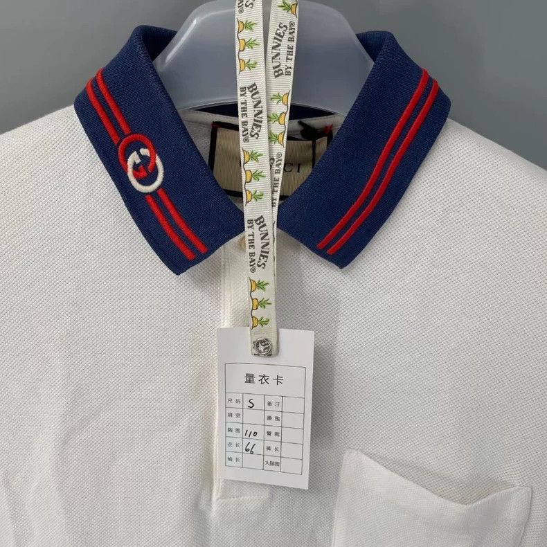 Gucci Gucci Neck embroidery casual short-sleeved Polo shirt 2501- Size US S / EU 44-46 / 1 - 5 Thumbnail
