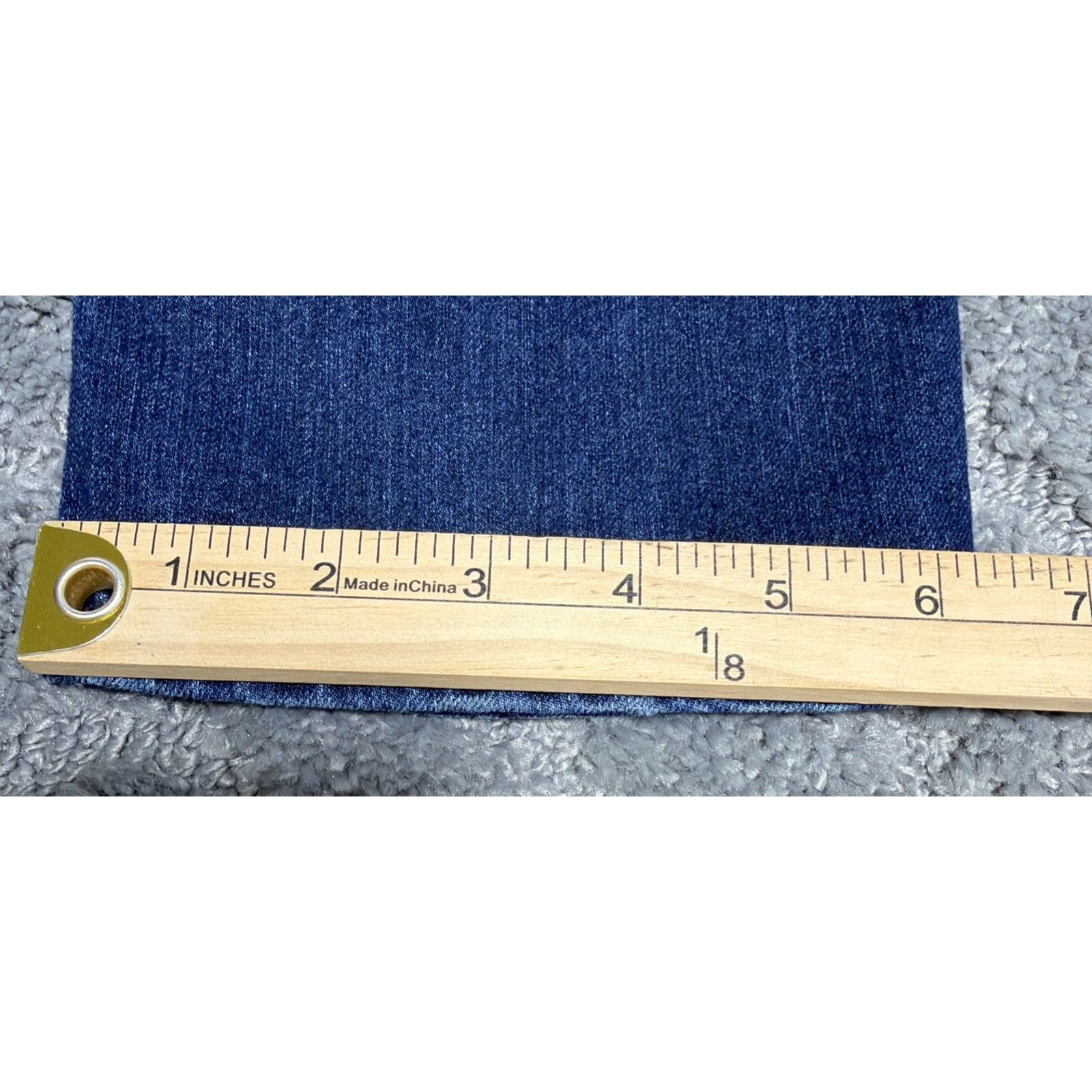 Seven 7 Seven 7 Skinny Jeans Blue Denim Embellished Size 10 33x29 Size 32" / US 10 / IT 46 - 7 Thumbnail