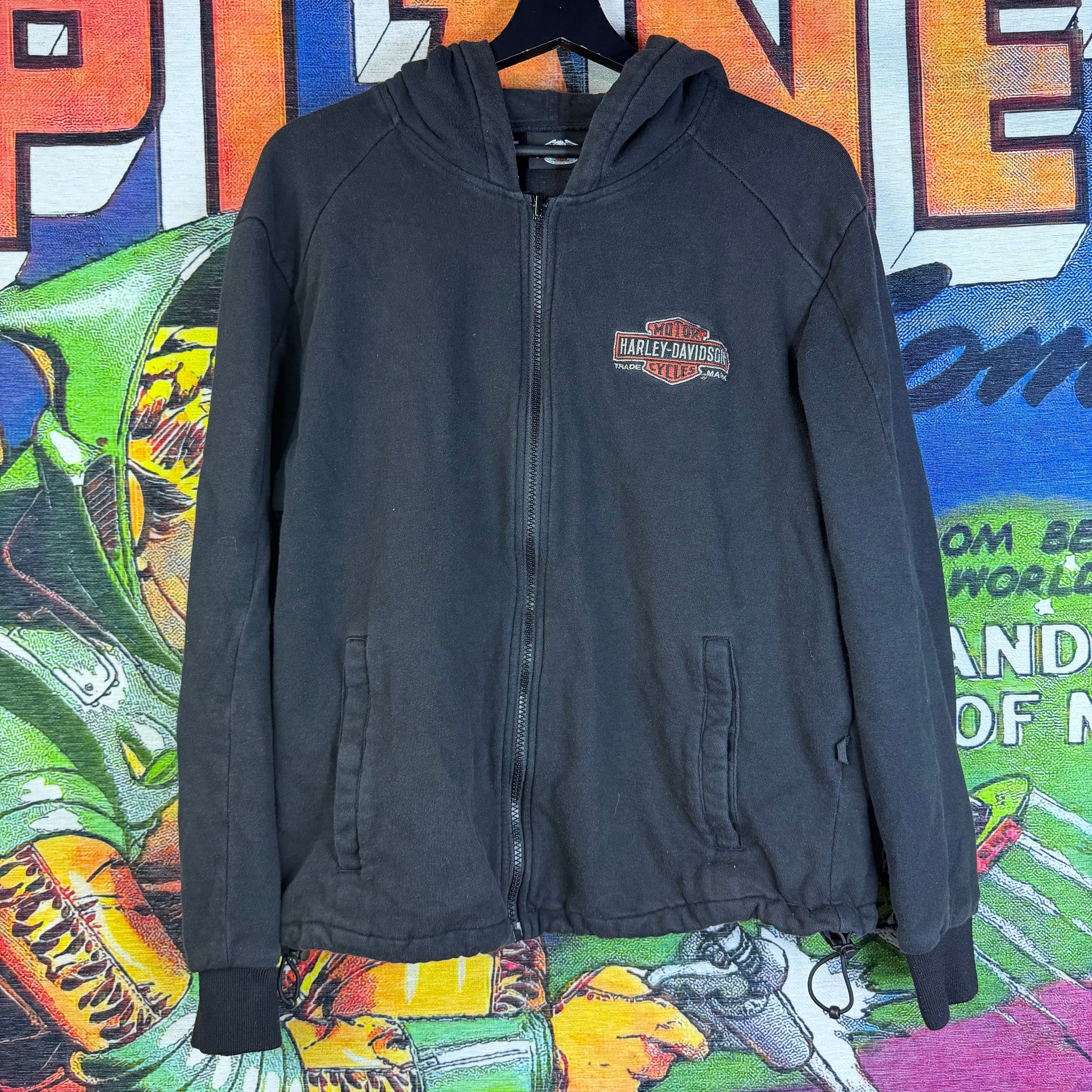 Harley Davidson × Streetwear × Vintage Crazy Harley Davidson Blue
