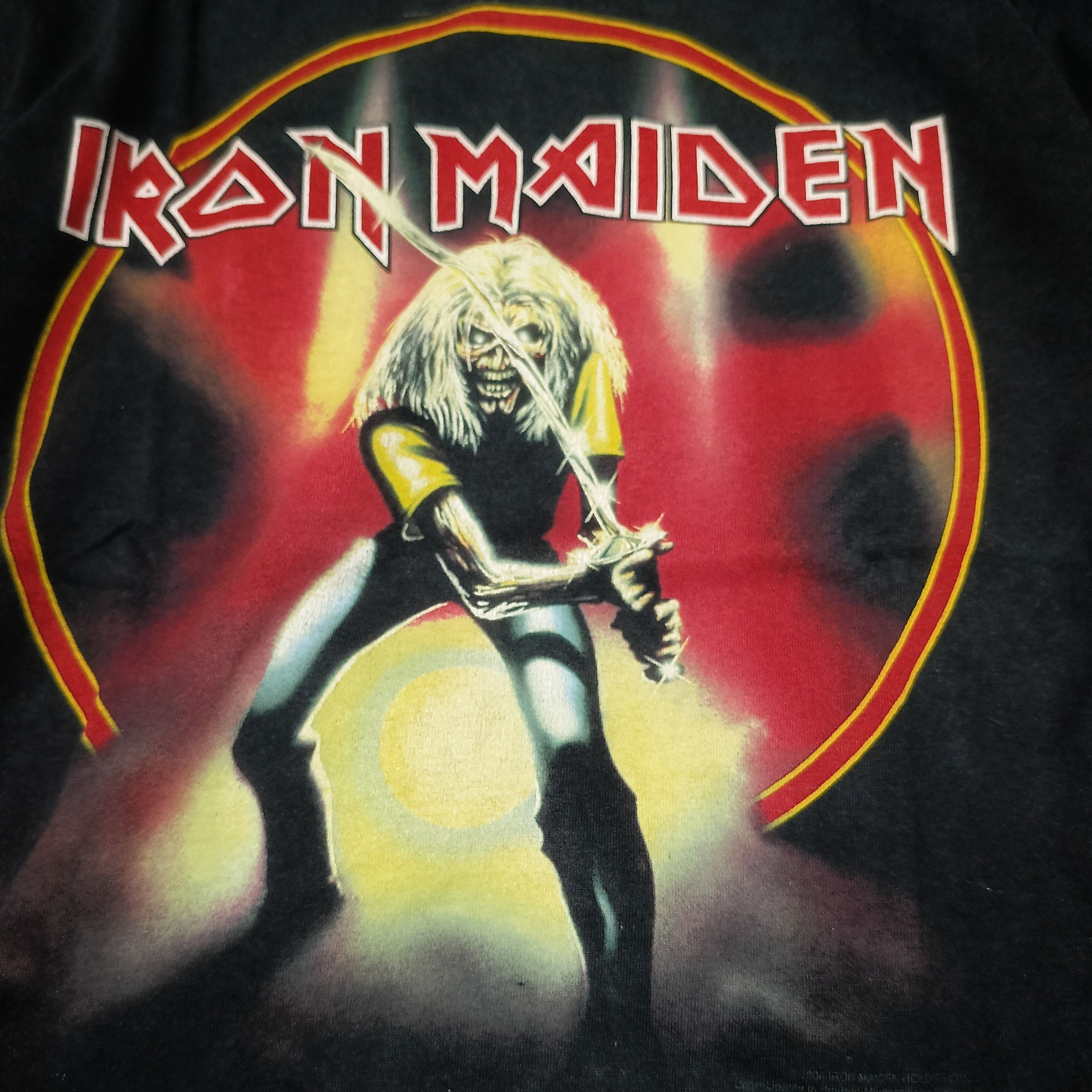 Hanes vintage iron maiden shirt Size US M / EU 48-50 / 2 - 3 Thumbnail