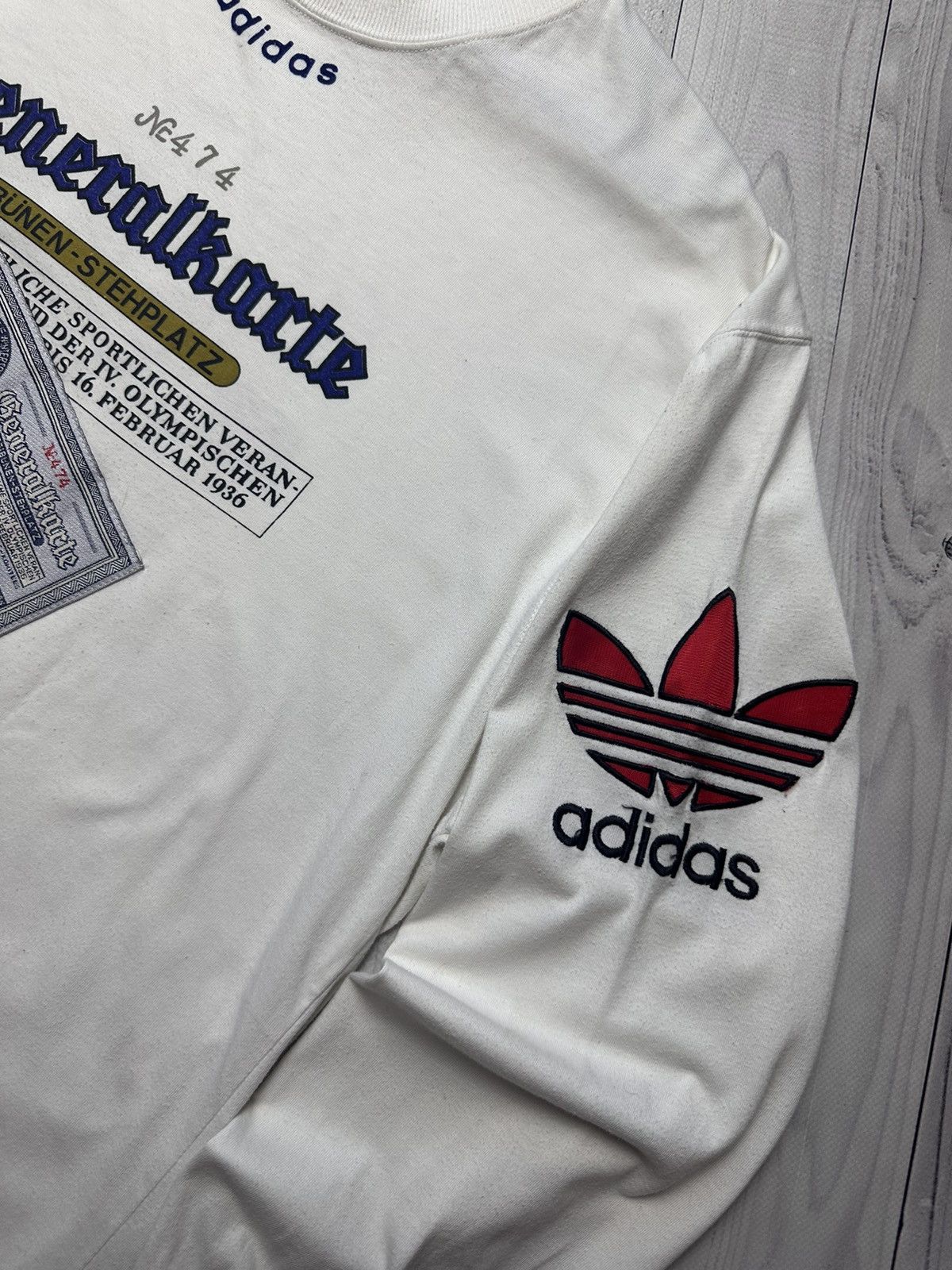 Adidas × Vintage Vintage adidas Olympic Games sweatshirt size L Garmish logo Size US L / EU 52-54 / 3 - 5 Thumbnail