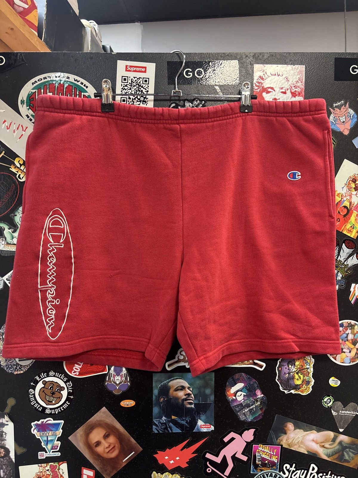 Supreme Supreme X Champion outline shorts SS24 Size US 34 / EU 50 - 1 Thumbnail