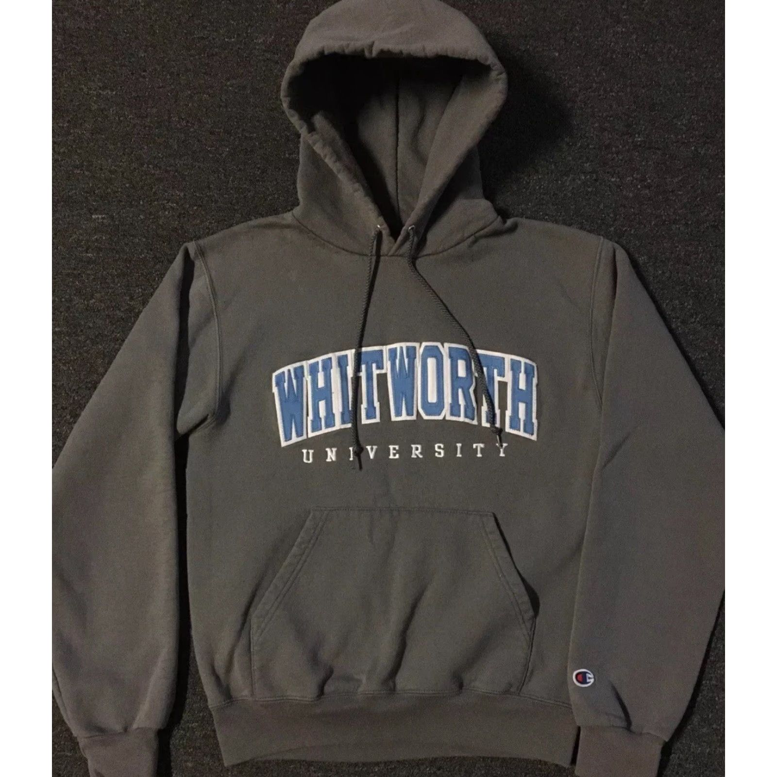 Champion VINTAGE Champion Whitworth University Faded Hoodie XS College Track Grunge PE 90s Size US XS / EU 42 / 0 - 2 Thumbnail