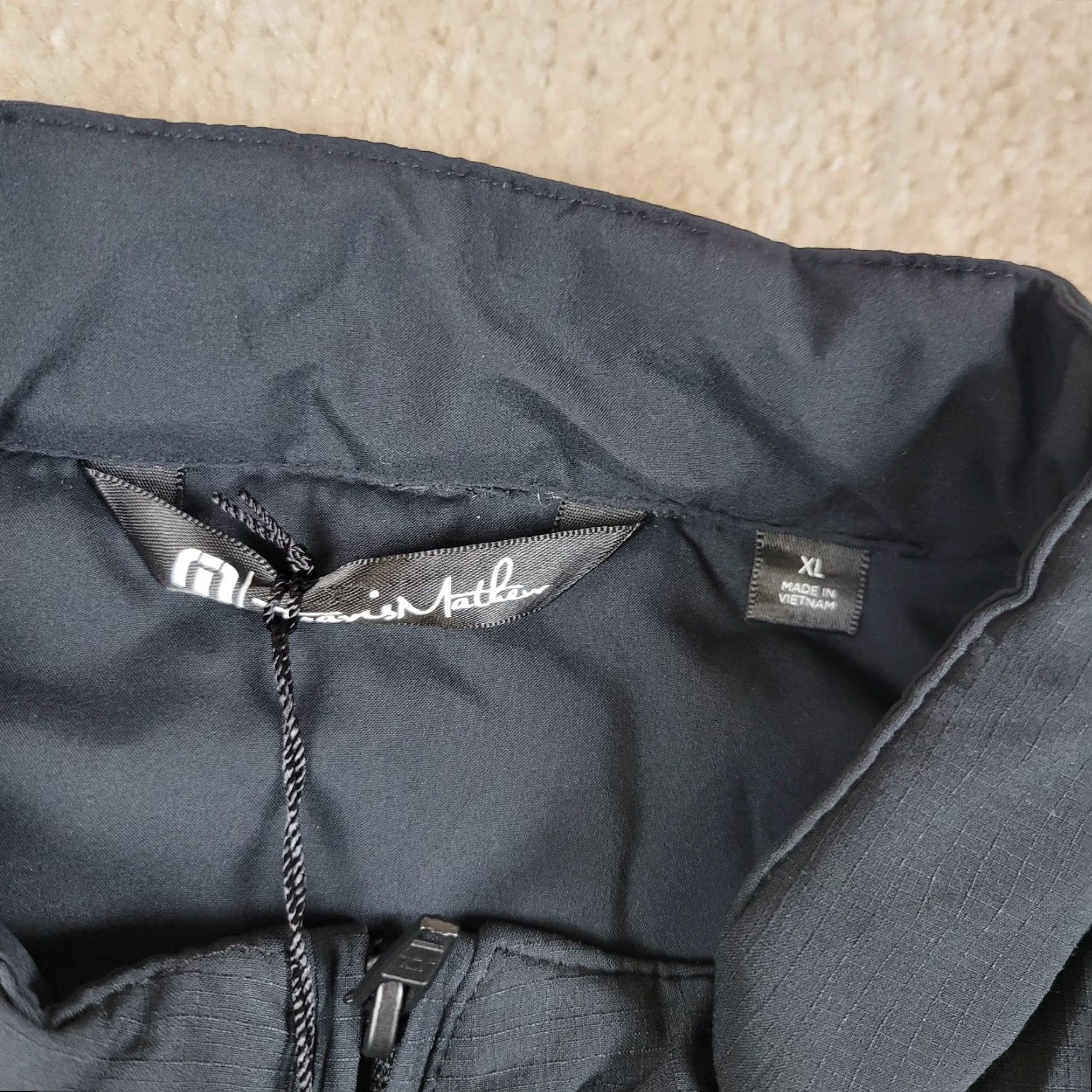 TravisMathew TRAVIS MATHEW Puffer Vest Mens XL Black Full Zip Golf Size US XL / EU 56 / 4 - 4 Thumbnail