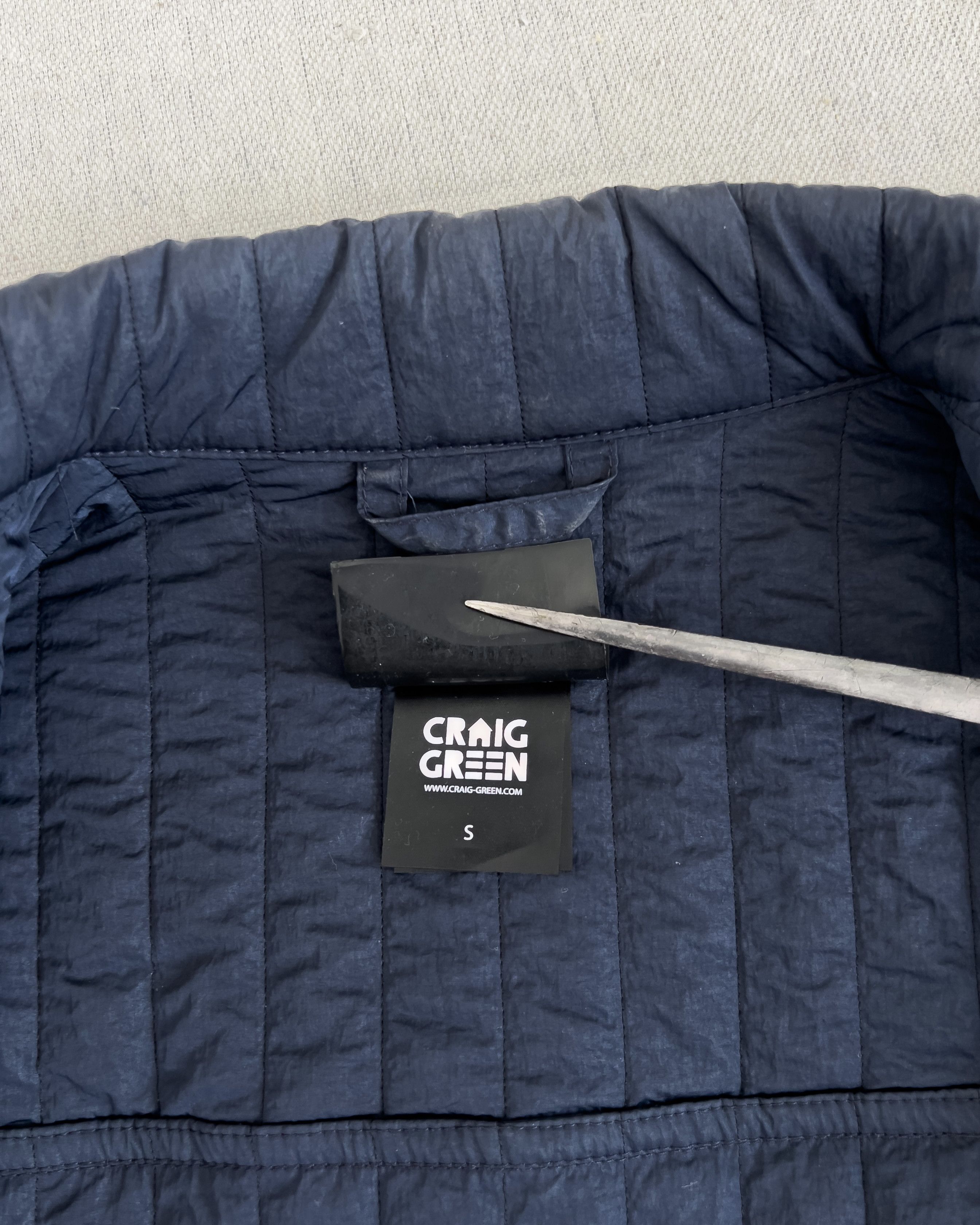 Craig Green S/S16 Runway Two-Piece Navy Quilted Nylon Work Suit Size 38R - 16 Thumbnail
