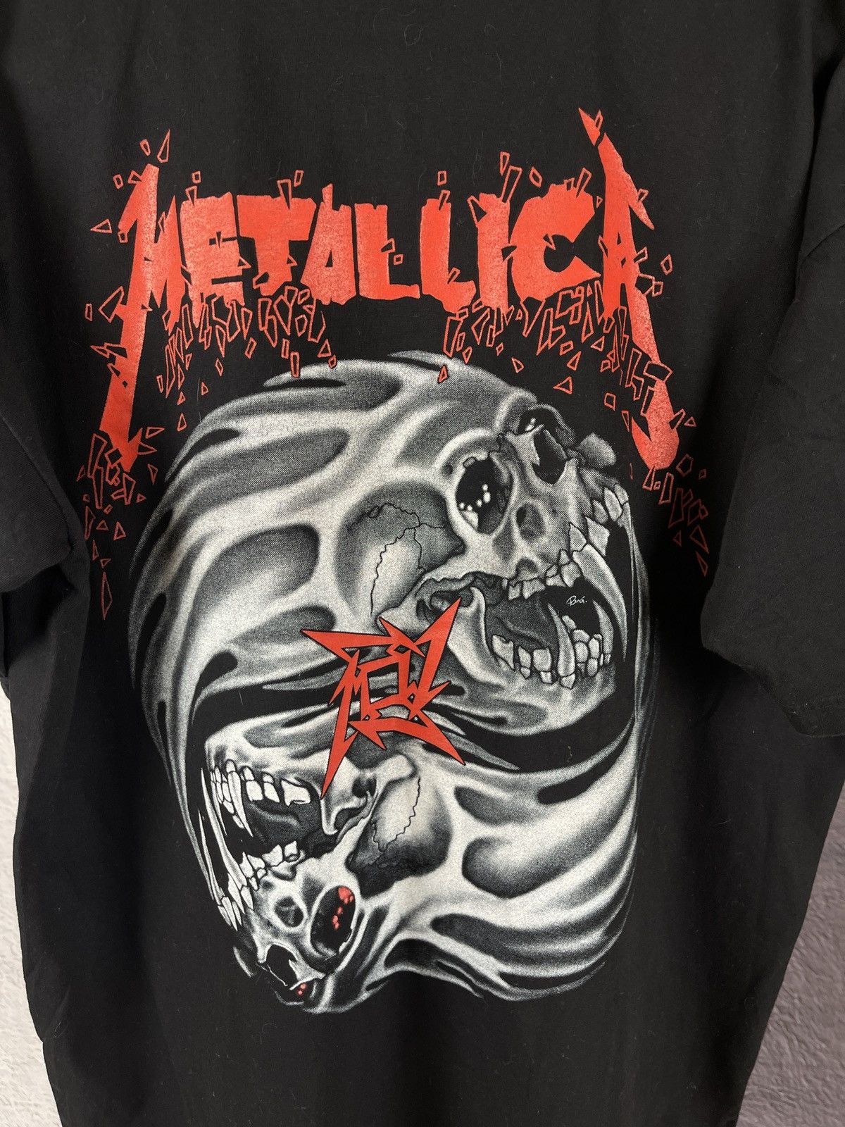 Band Tees Metallica vintage y2k double sided yin yang skulls band tee Size US XL / EU 56 / 4 - 8 Thumbnail