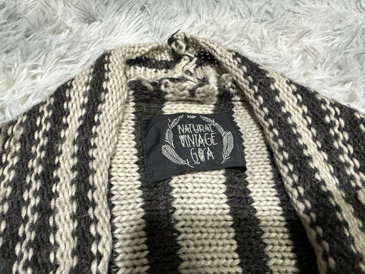 GOA 🔥Y2K Archived Goa Fringed Knitted Poncho Capes Size US XL / EU 56 / 4 - 9 Thumbnail