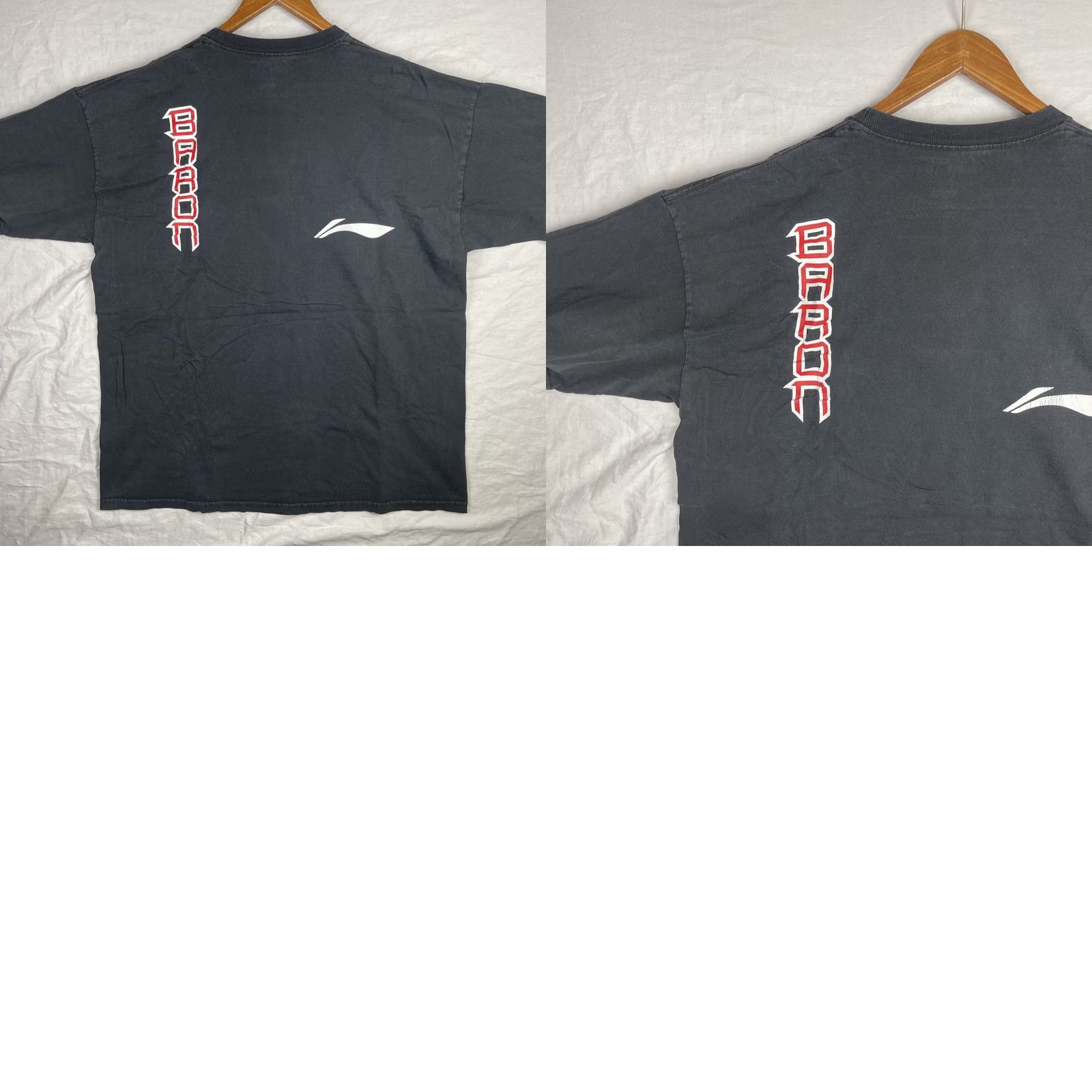 Li-Ning Baron Davis Shirt Mens XL Black Li-Ning Basketball Short Sleeve T-Shirt NBA Graphic Print Men's XL Black Li-Ning Bar on Davis Shirt Size US XL / EU 56 / 4 - 9 Thumbnail