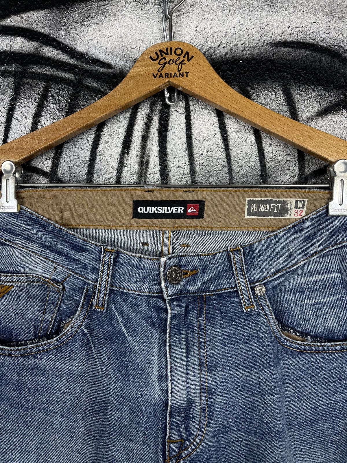 Quiksilver Quiksilver Y2K Relaxed Fit Vintage Denim Jeans Men’s Size 32 Size US 32 / EU 48 - 5 Thumbnail