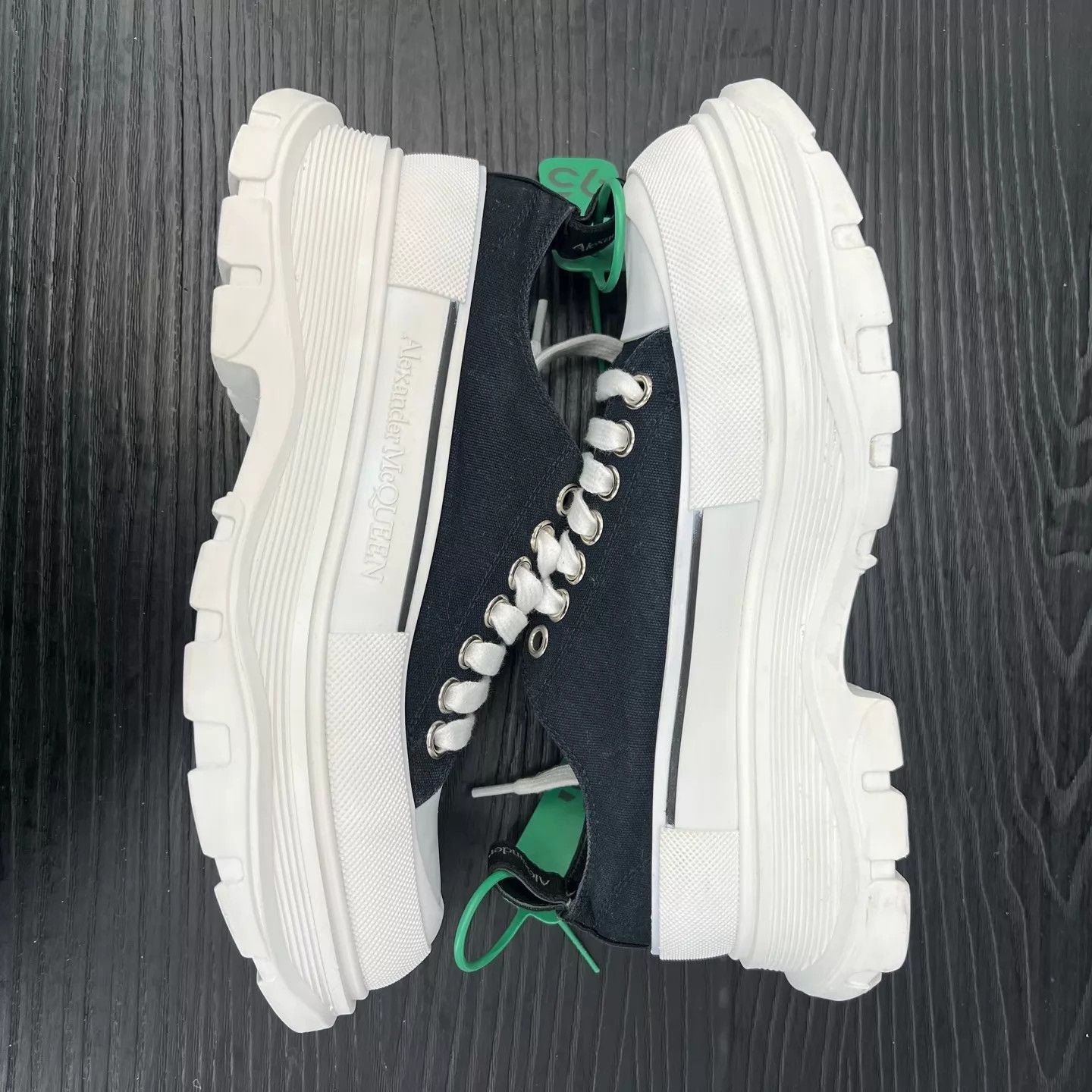 Alexander McQueen Alexander McQueen Black & White Martin Boots 39 Size US 6 / EU 39 - 3 Thumbnail