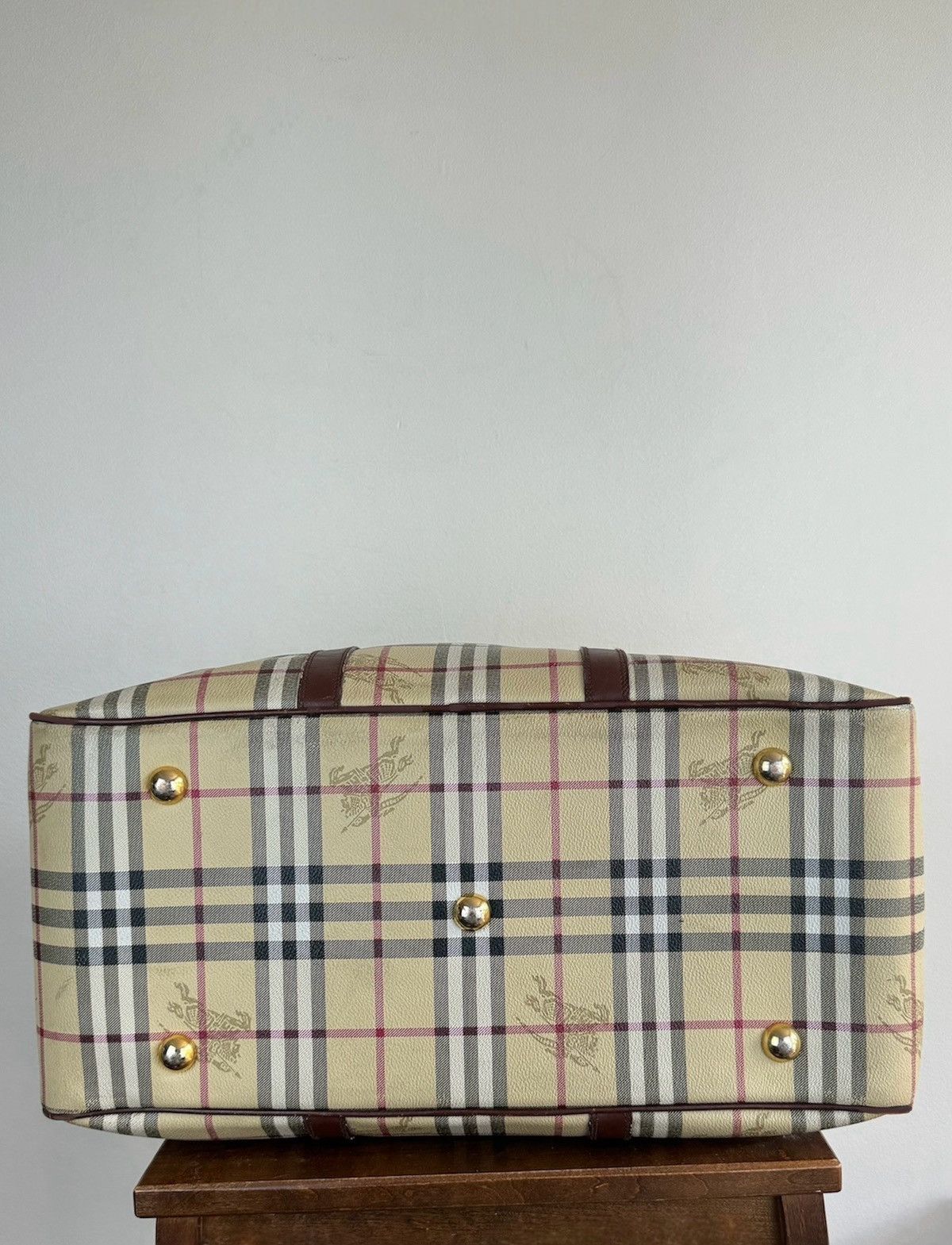 Burberry Vintage leather handbag Burberry Nova Check original item Size ONE SIZE - 4 Thumbnail