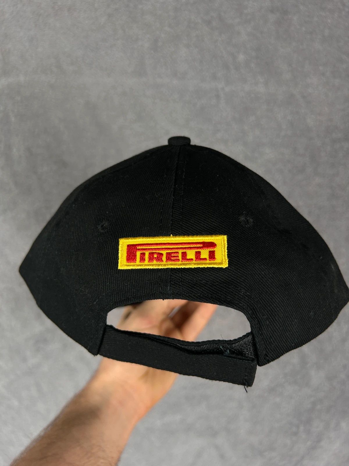 Pirelli Pirelli black cap big logo spellout F1 racing Size ONE SIZE - 3 Thumbnail