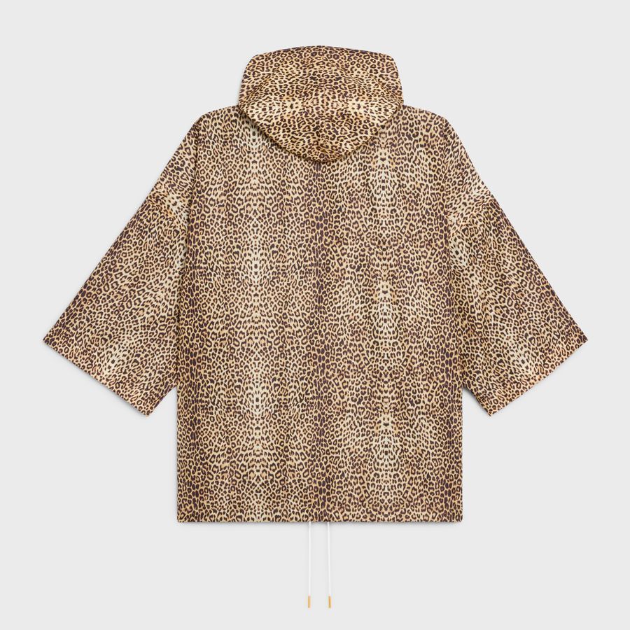 Celine o1loc1c1124 Windbreaker In Nylon in Leopard Size M / US 6-8 / IT 42-44 - 2 Thumbnail