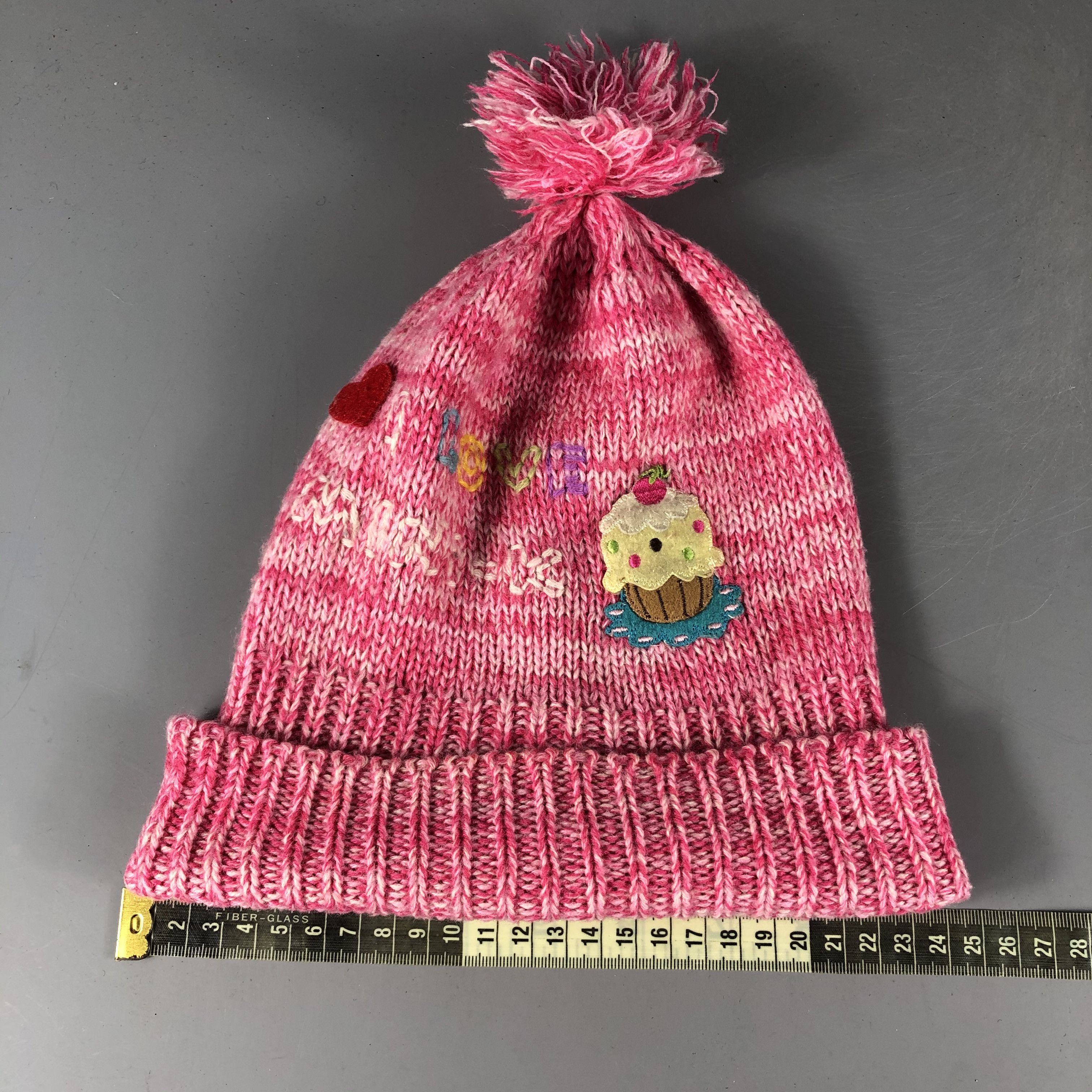 Vintage Vintage Pink Beanie Snow Hat Snow Cap -D853 Size ONE SIZE - 3 Thumbnail