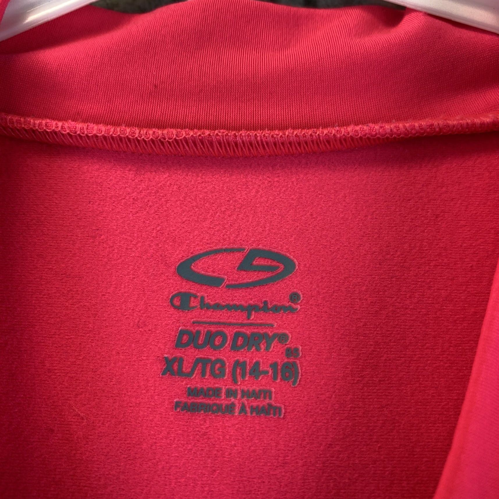 Champion Champion DUO DRY Hight Neck Workout Top Women XL Running & Yoga Neon Pink Sleeveless Pullover Activewear Men's? Wait. Size XL / US 12-14 / IT 48-50 - 4 Thumbnail