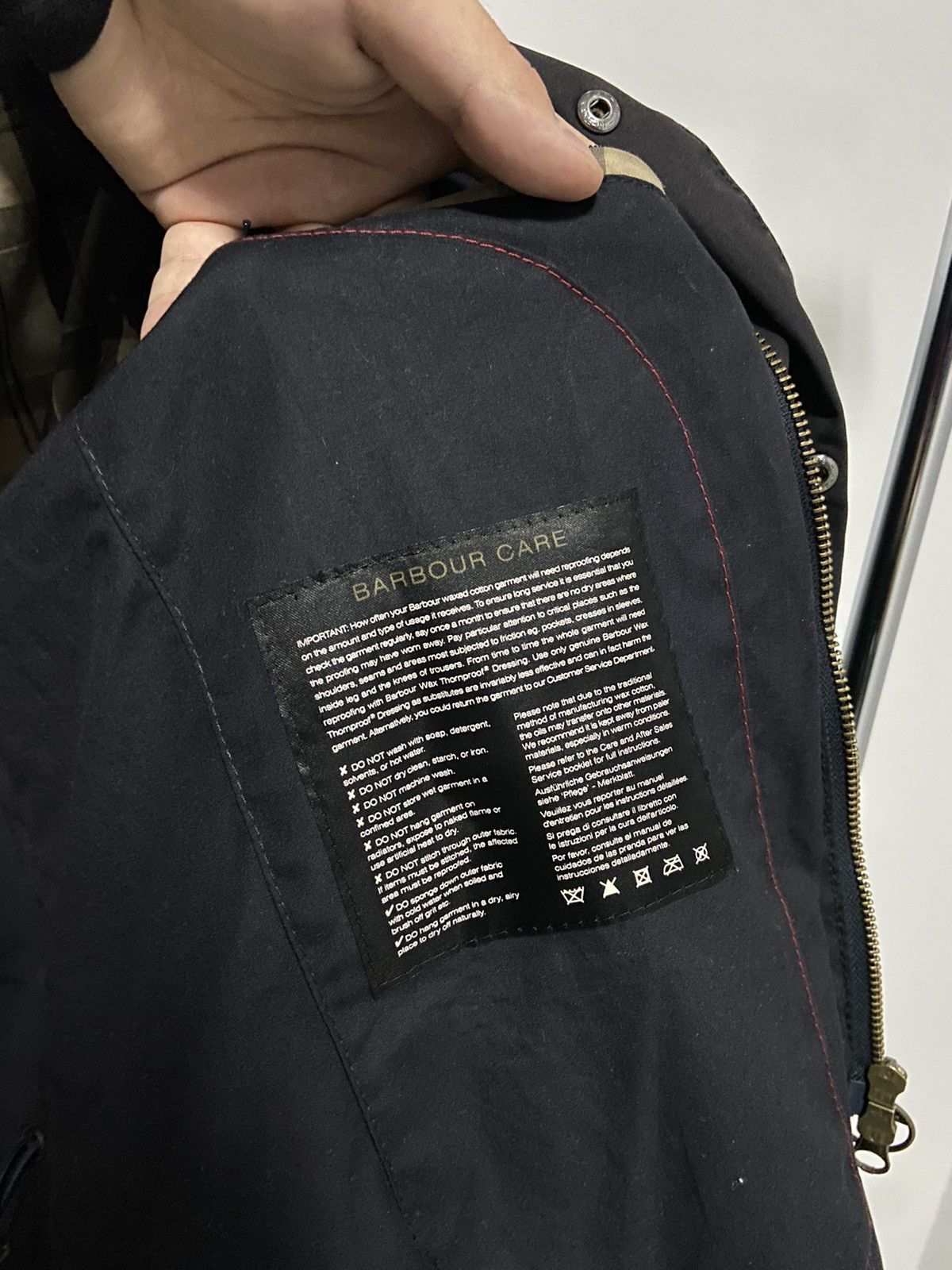 Barbour × Vintage Barbour Tailored Sapper Wax vintage hooded jacket Size US S / EU 44-46 / 1 - 10 Thumbnail